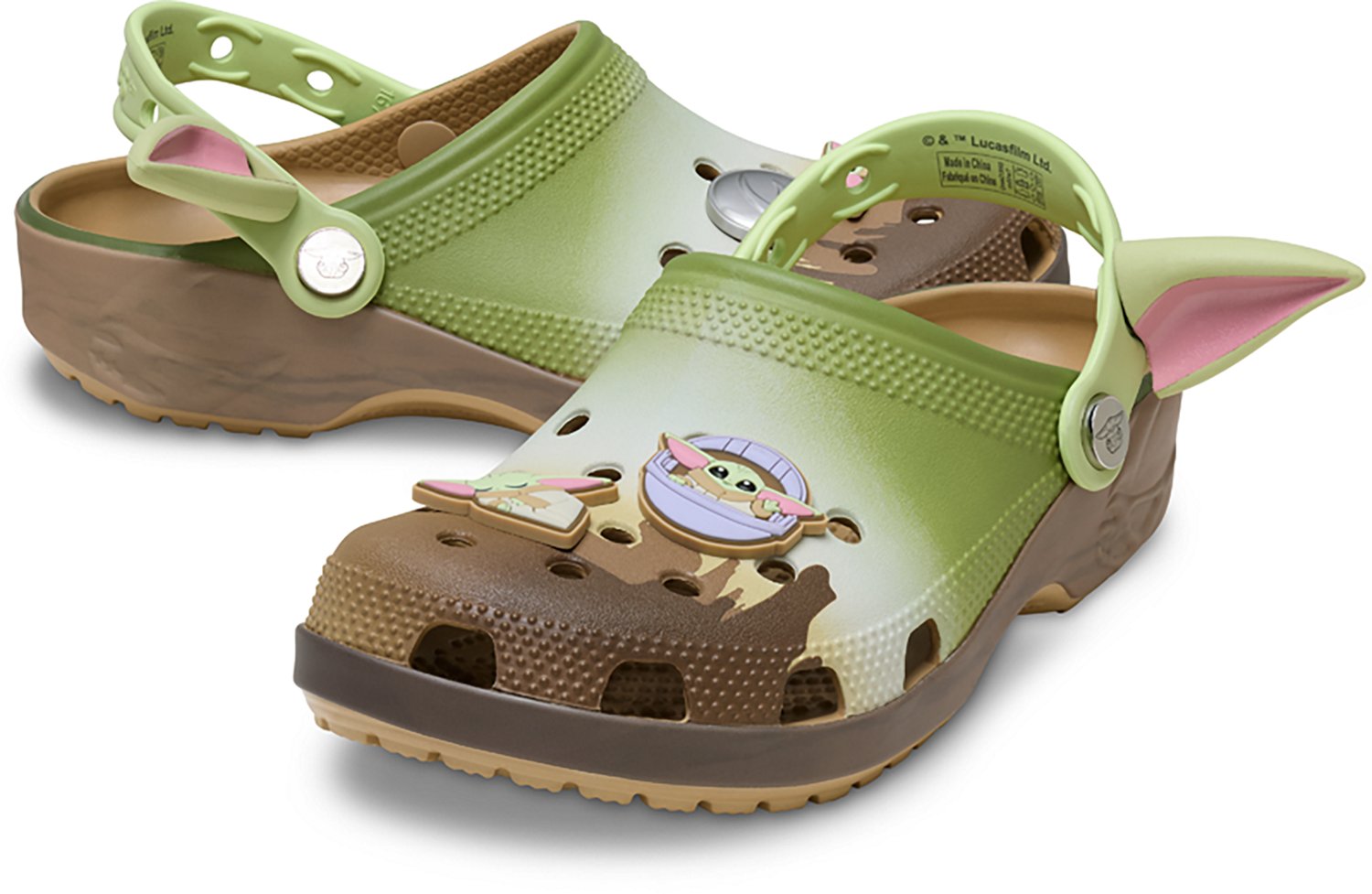 Crocs Adults' Star Wars Grogu Classic Clogs - view number 3