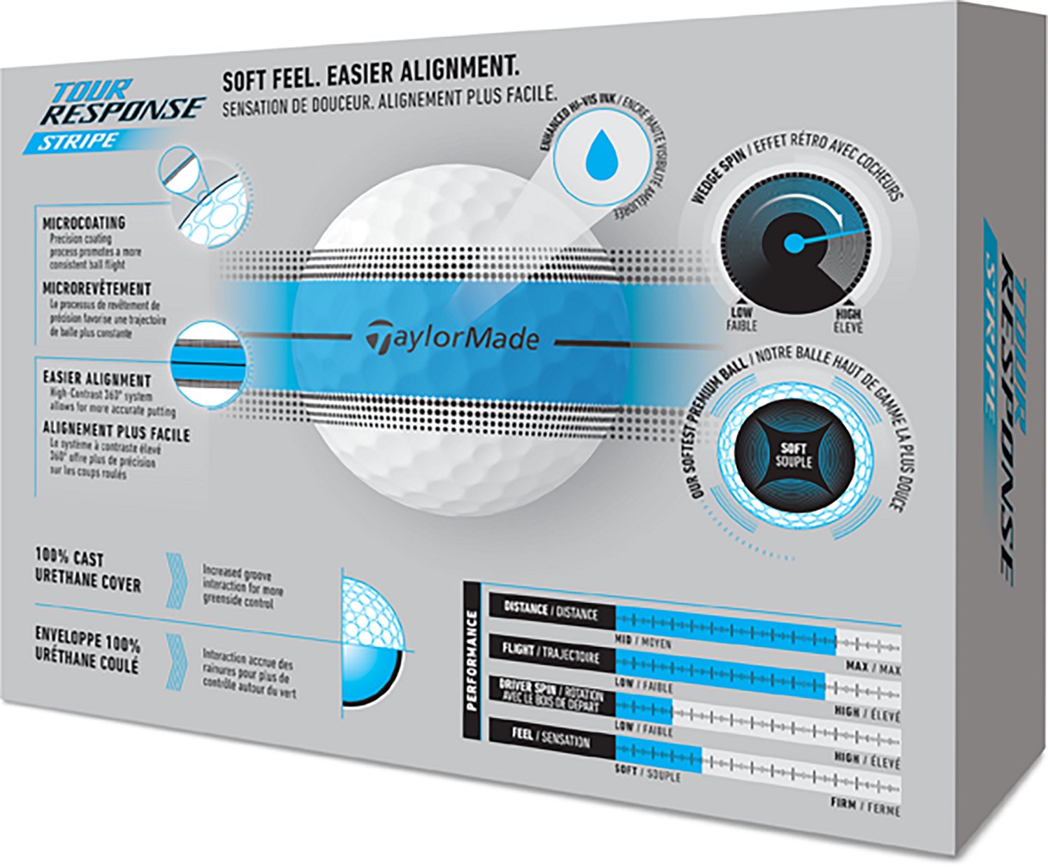 TaylorMade 2026 Tour Response Stripe Golf Balls 12-Pack - view number 3