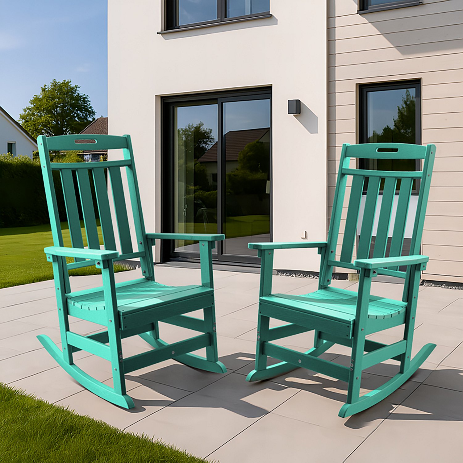 Upland HDPE All-Weather Outdoor Rocking Chair - 2 pack - view number 6