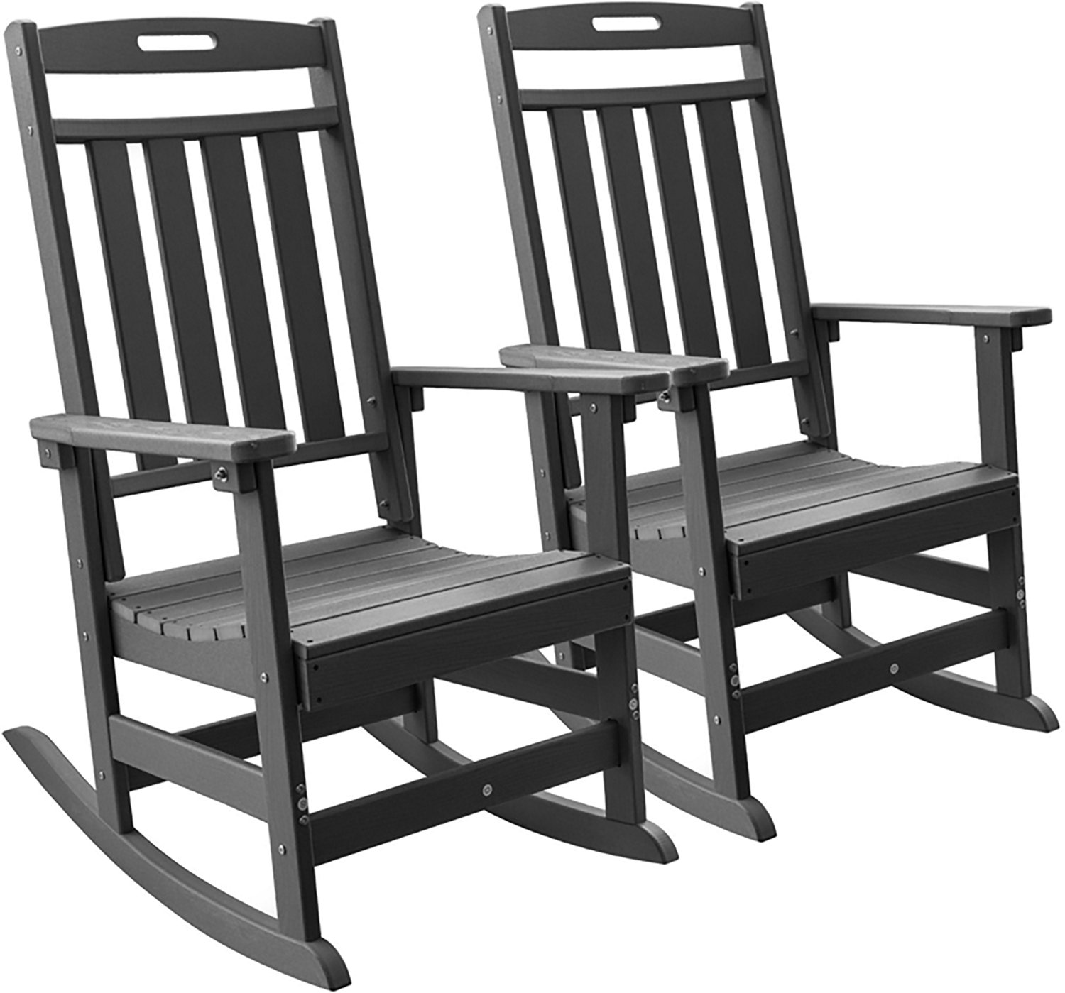 Upland HDPE All-Weather Outdoor Rocking Chair - 2 pack