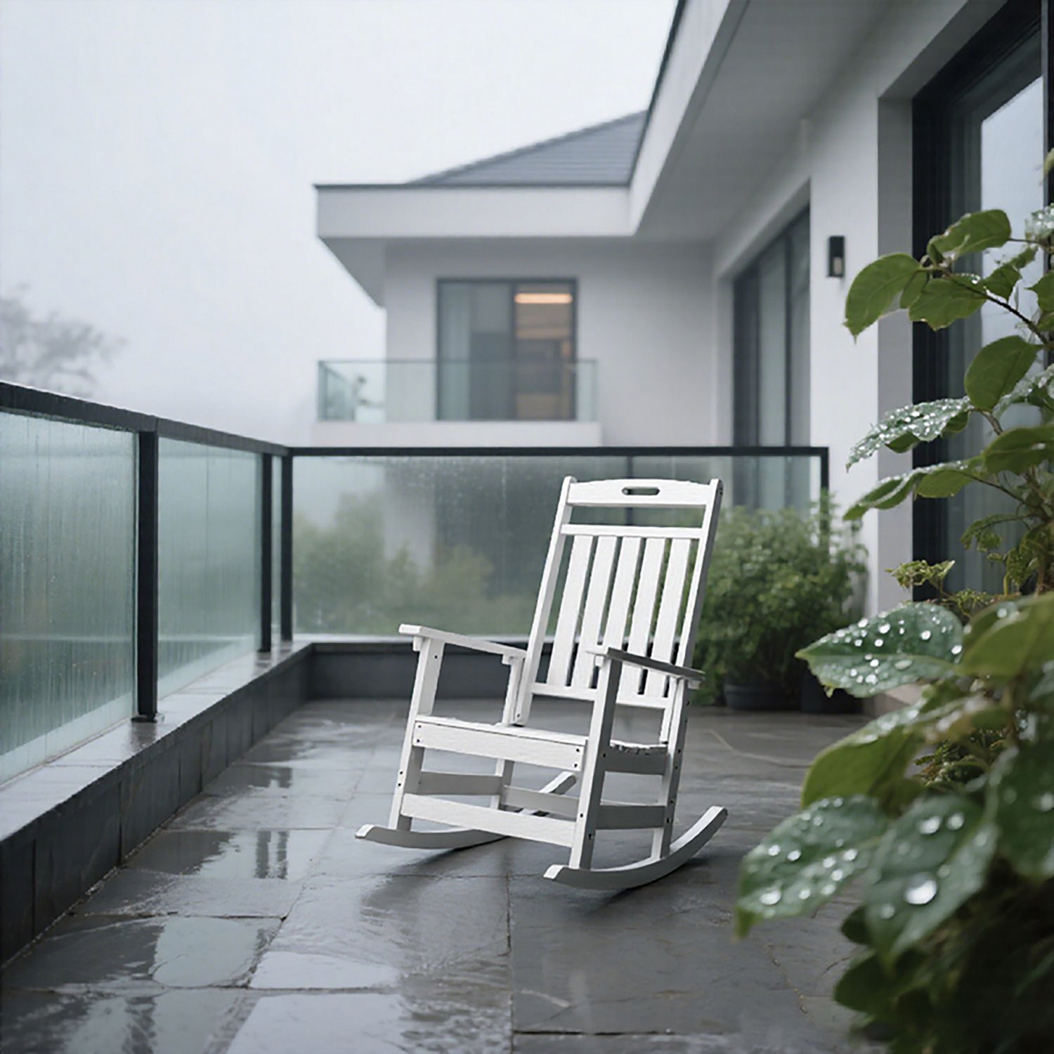 Upland HDPE All-Weather Outdoor Rocking Chair - 2 pack - view number 6