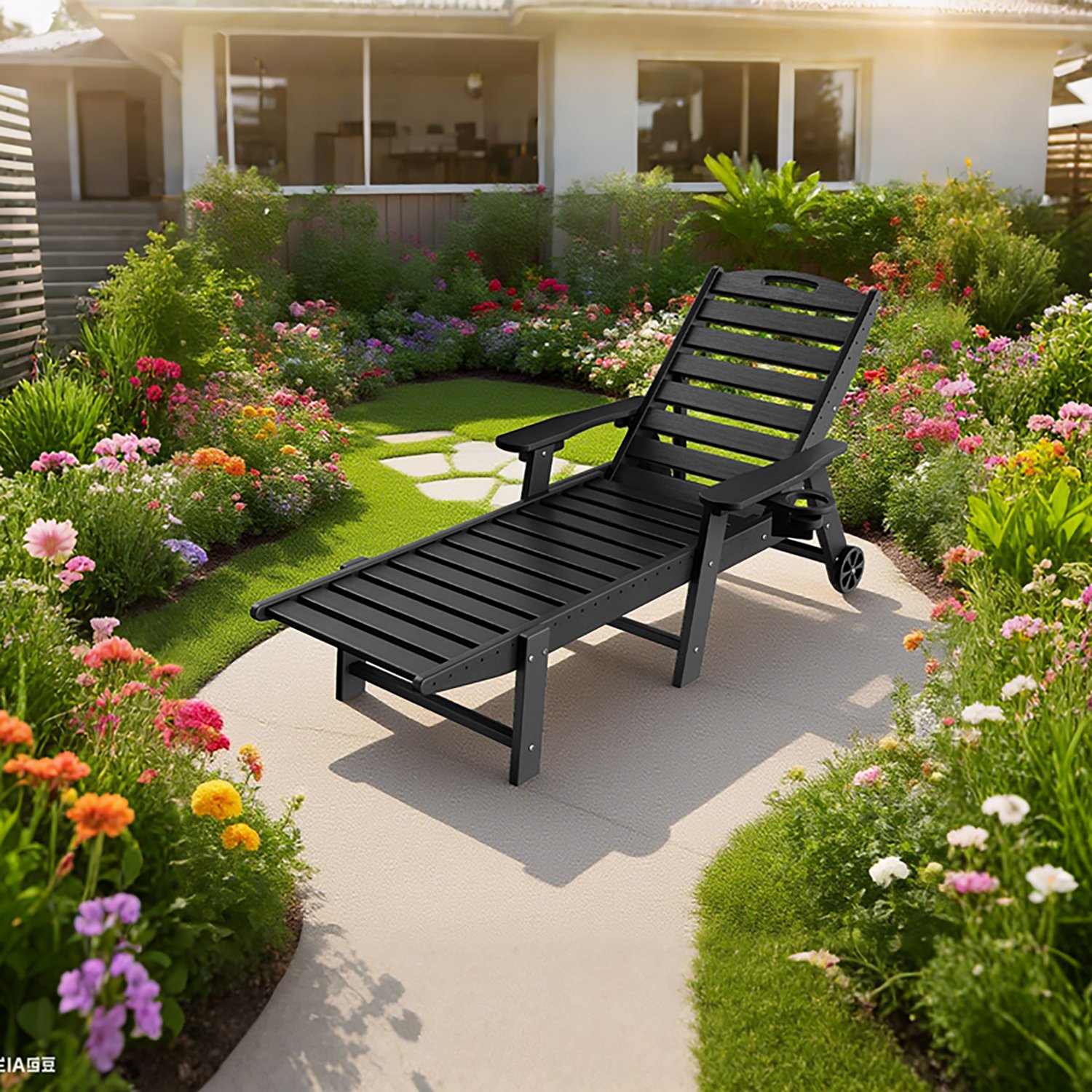 Upland Lounge Chair Outdoor with 6-Position Adjustable Back - view number 5