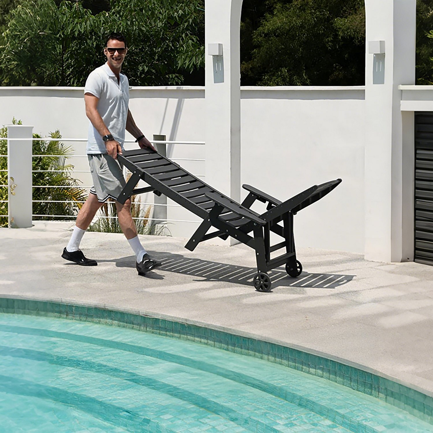 Upland Lounge Chair Outdoor with 6-Position Adjustable Back - view number 6
