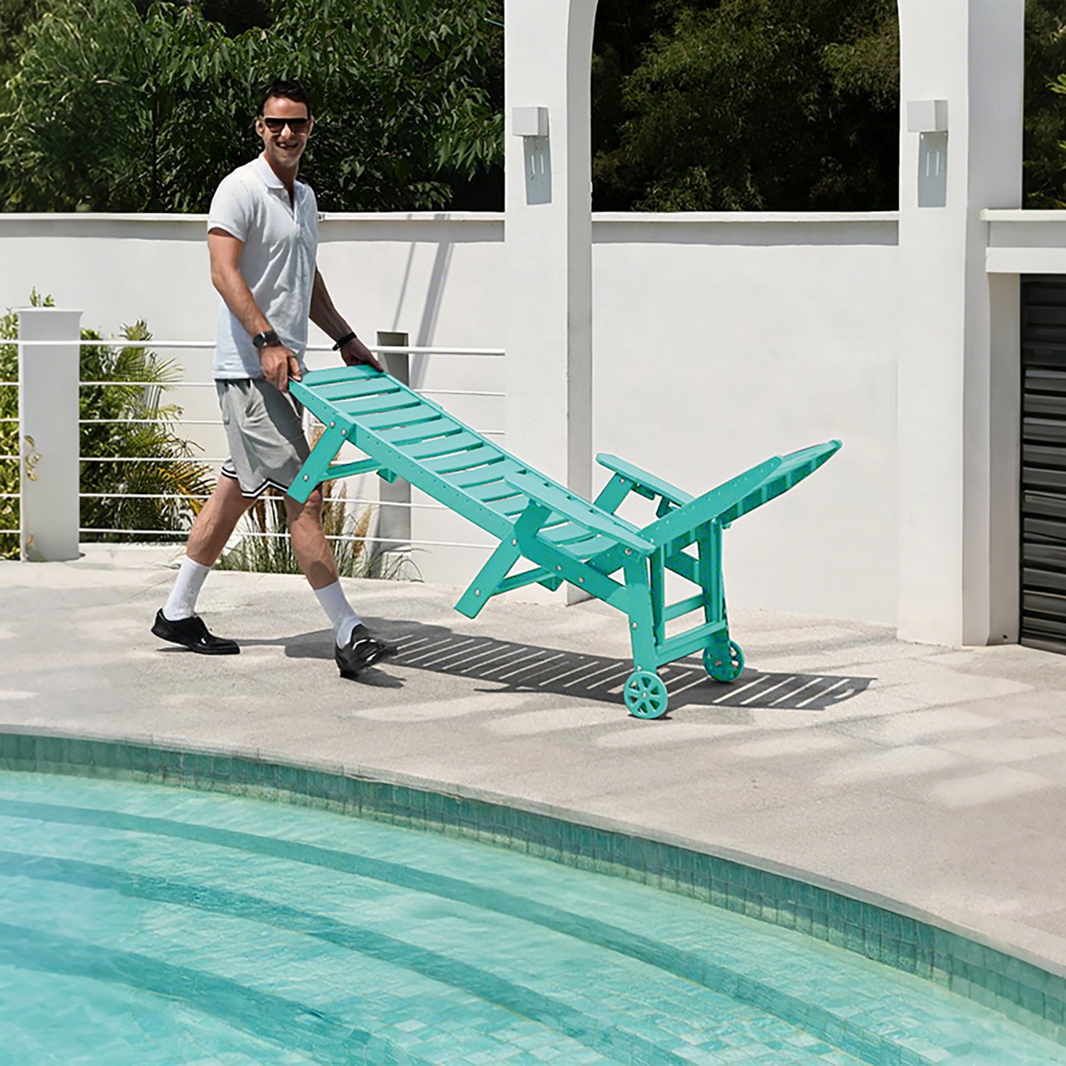Upland Lounge Chair Outdoor with 6-Position Adjustable Back | Academy