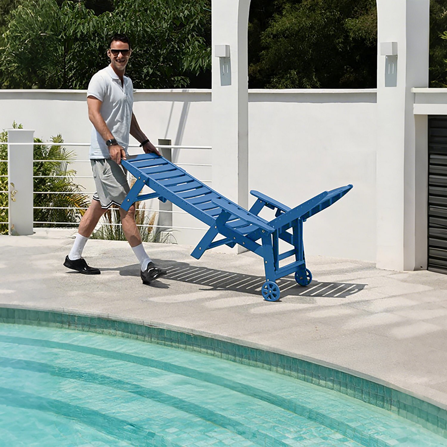 Upland Lounge Chair Outdoor with 6-Position Adjustable Back - view number 6