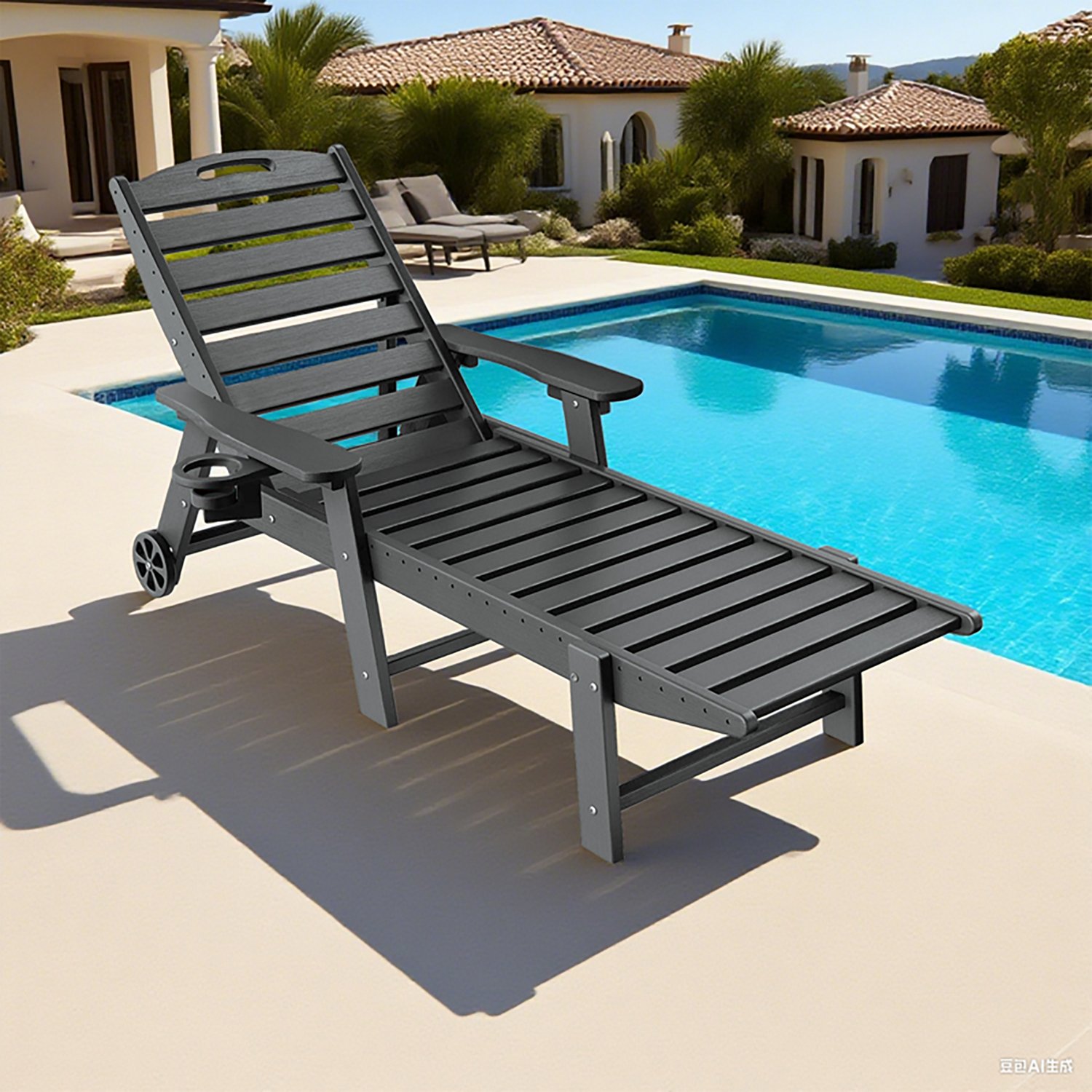 Upland Lounge Chair Outdoor with 6-Position Adjustable Back- 2 pack - view number 5