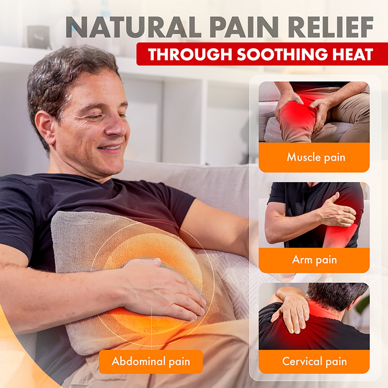 TheraCare Deluxe Heating Pad with LCD Controller - view number 5
