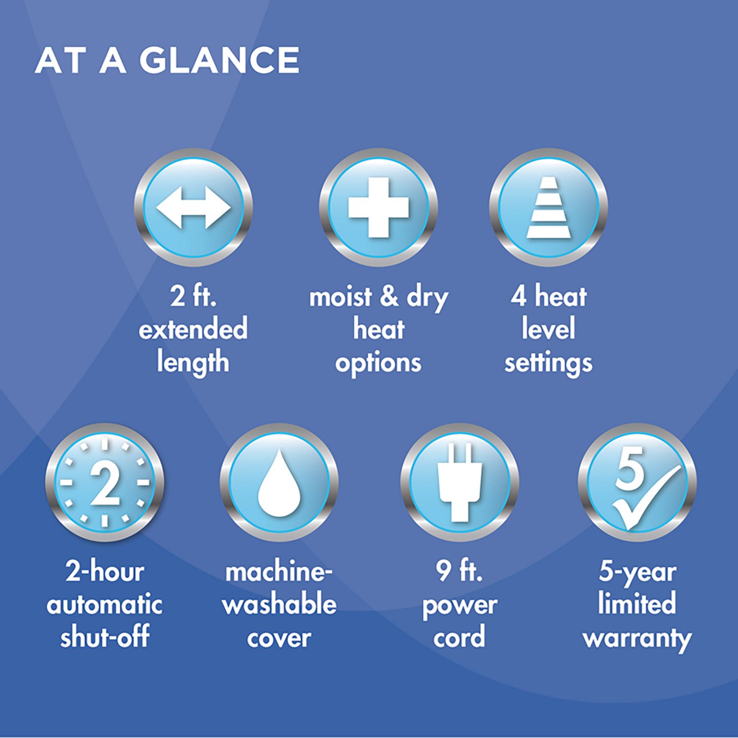 HealthWise Deluxe Moist & Dry Heating Pad - view number 3