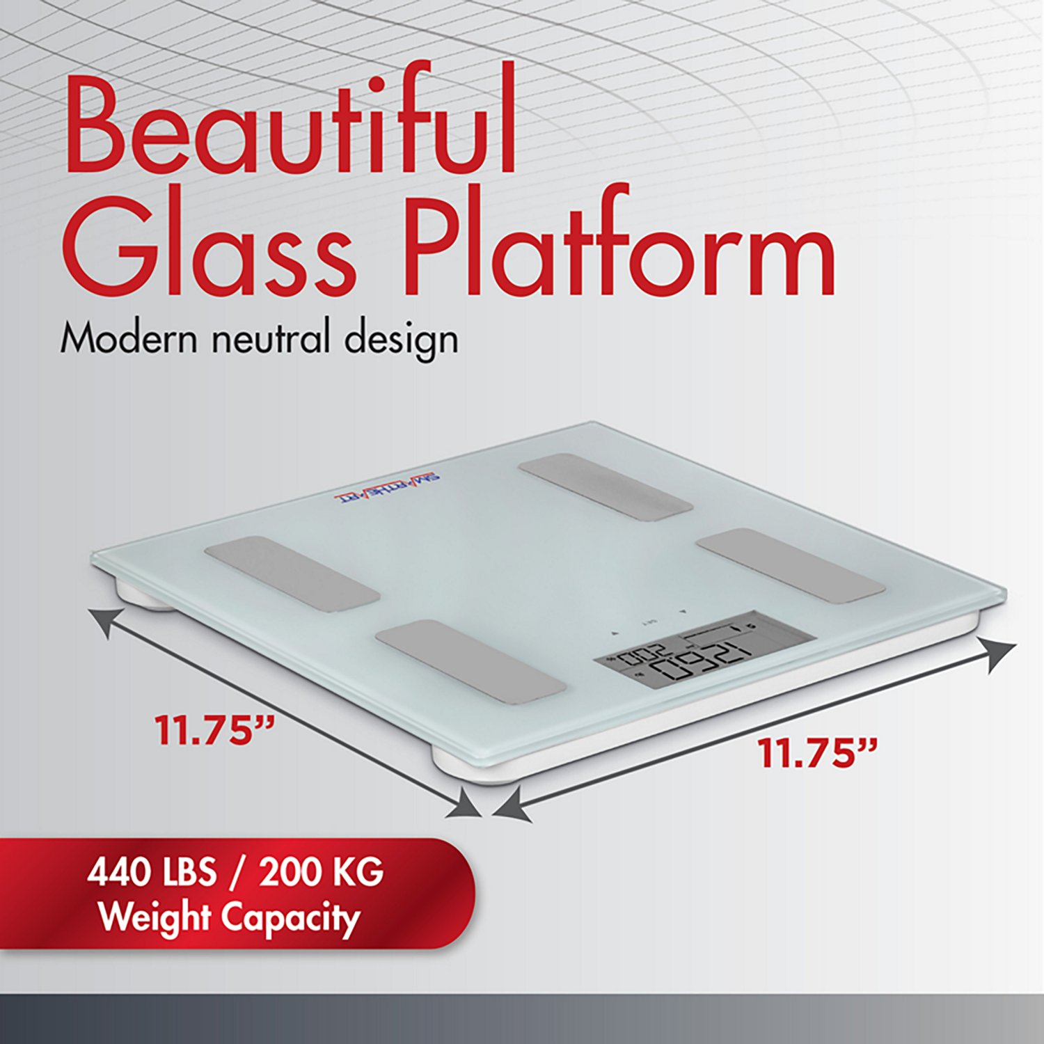 SmartHeart Body Composition Digital Weight Scale - view number 3
