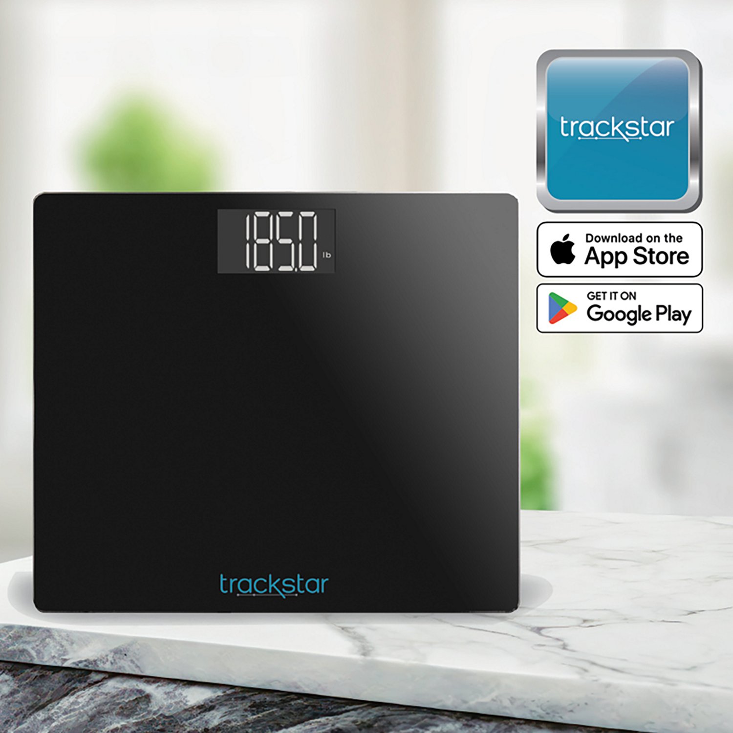 Trackstar Smart Wide Platform Digital Weight Scale - view number 2