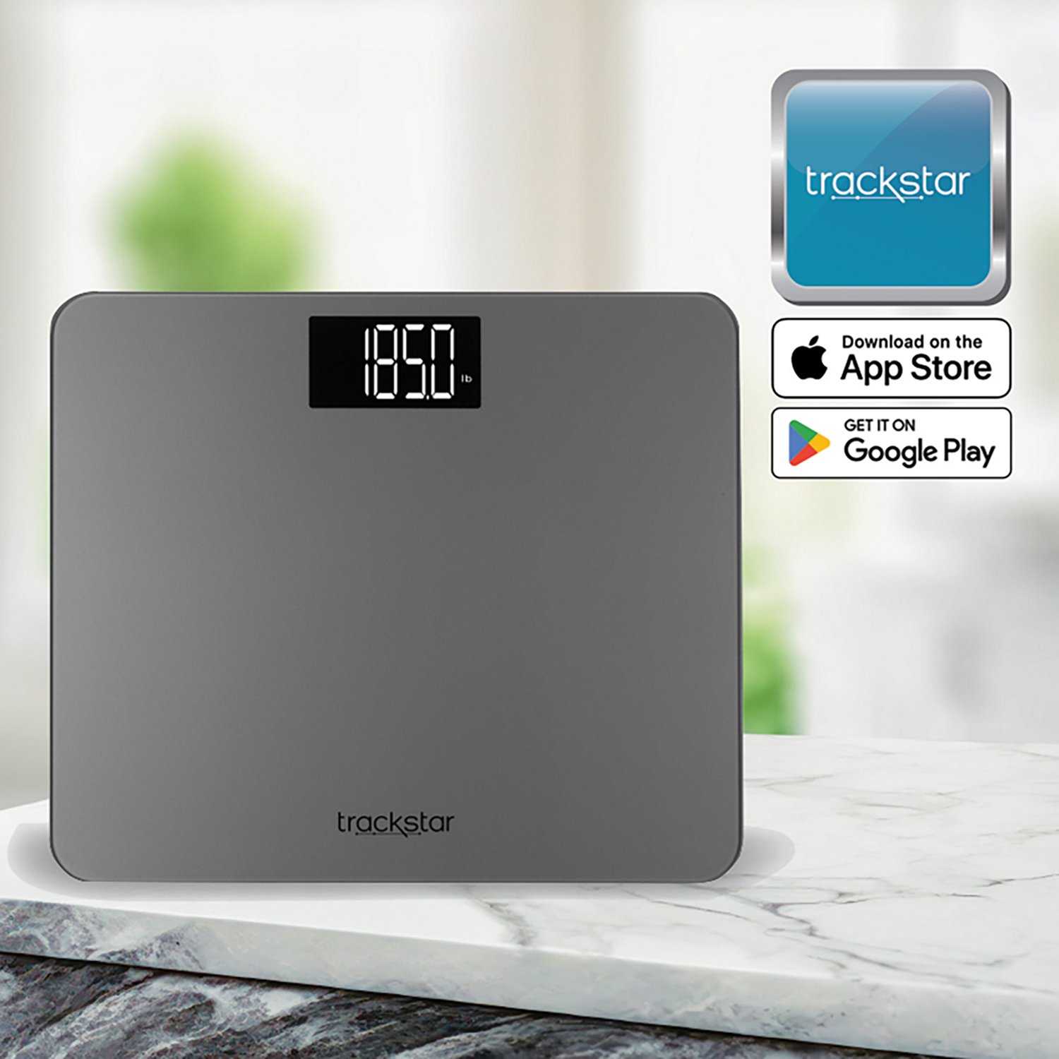 Trackstar Smart Wide Platform Digital Weight Scale - view number 2
