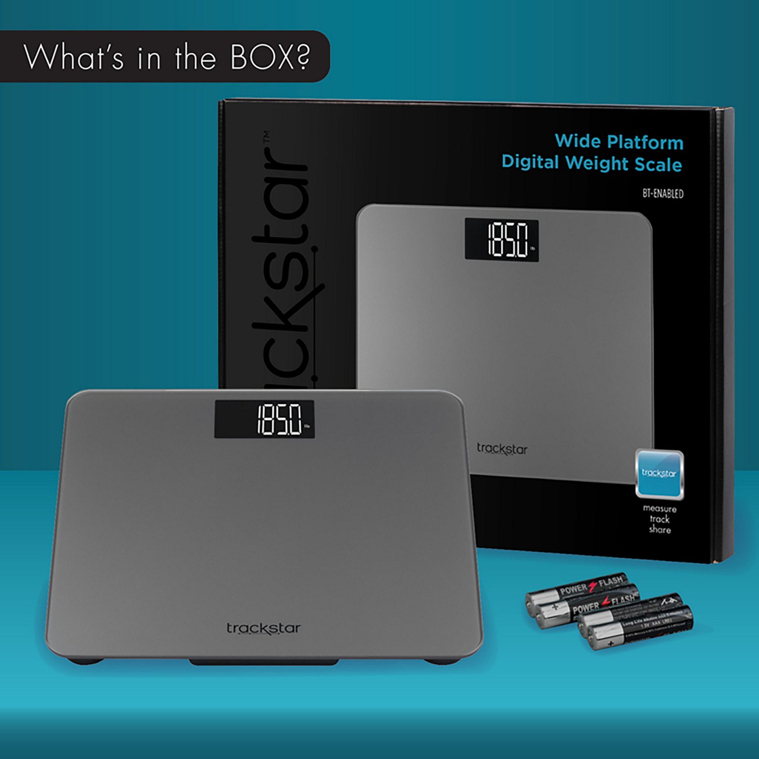 Trackstar Smart Wide Platform Digital Weight Scale - view number 8