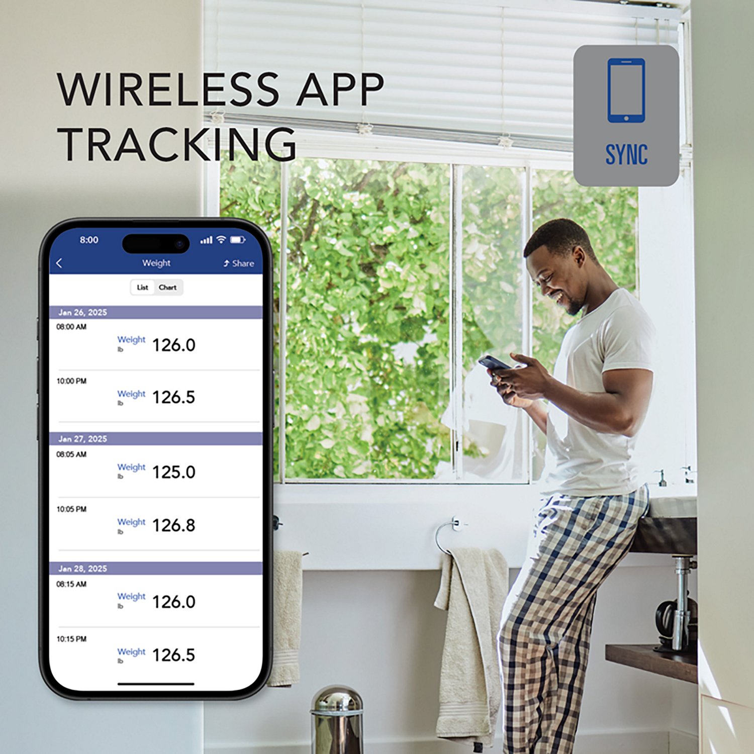 Zewa Wireless BMI Smart Scale - view number 5
