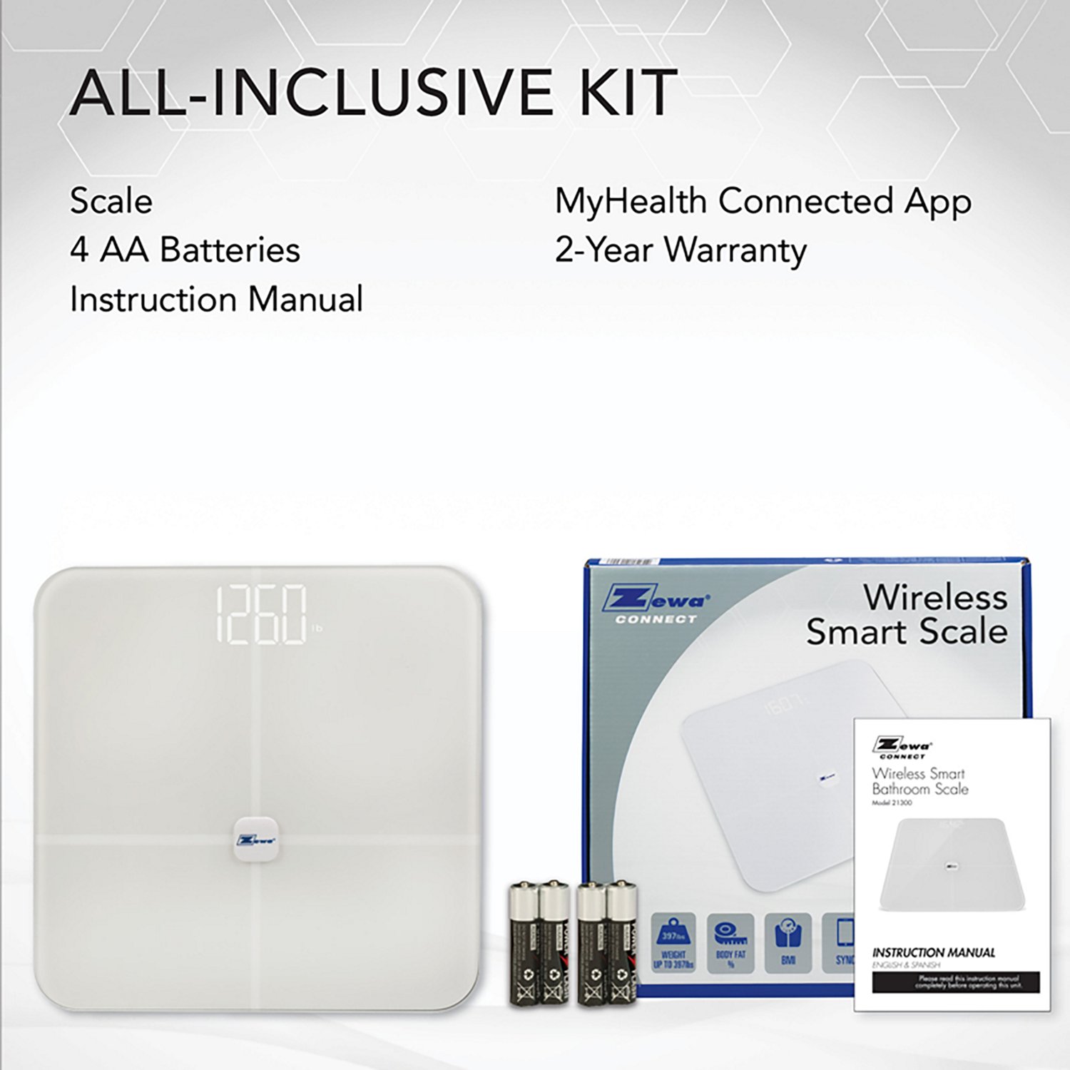 Zewa Wireless BMI Smart Scale - view number 8