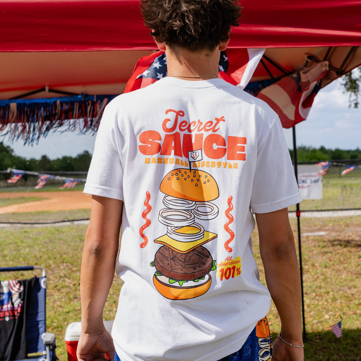 Baseball Lifestyle 101 Men's Secret Sauce T-shirt - view number 5