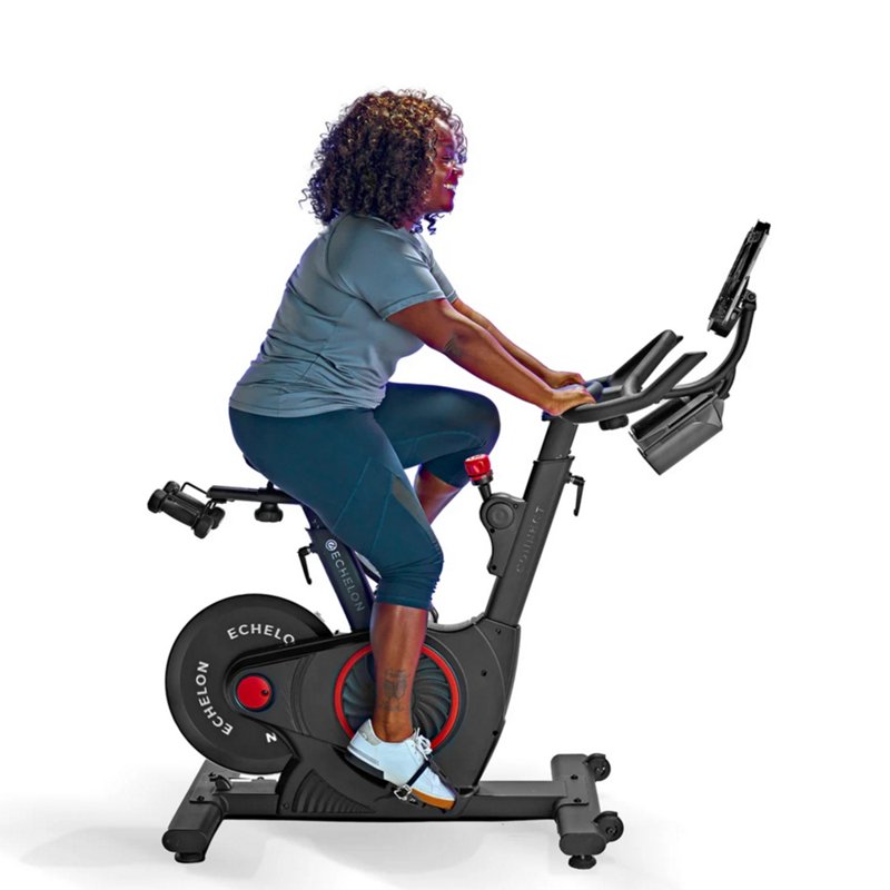 Echelon Connect EX-5 Smart Exercise Bike With Rotating Console and Magnetic Resistance, Red