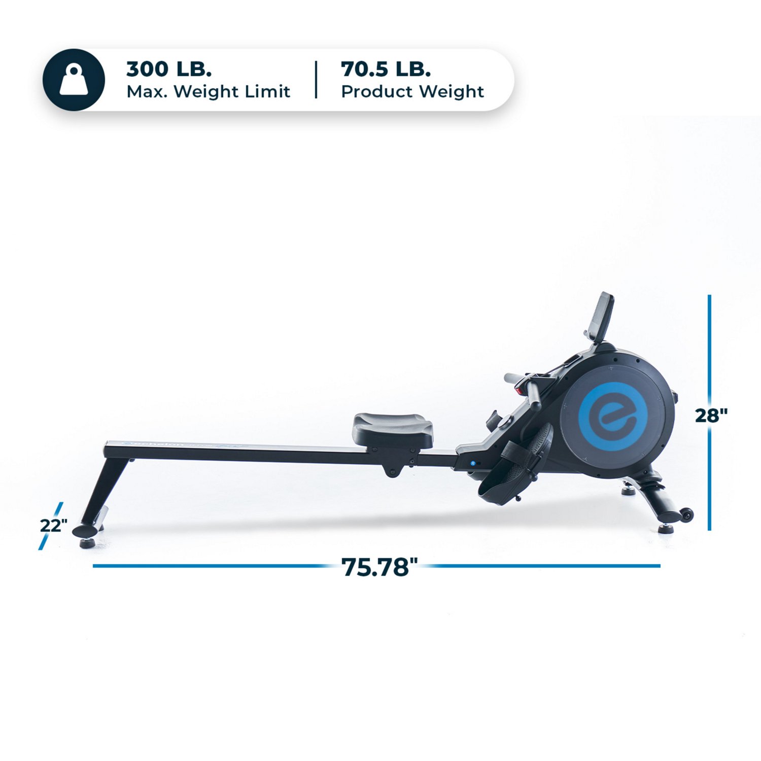 Echelon Row Sport 2 Foldable Rowing Machine with Magnetic Resistance & Bluetooth - view number 2