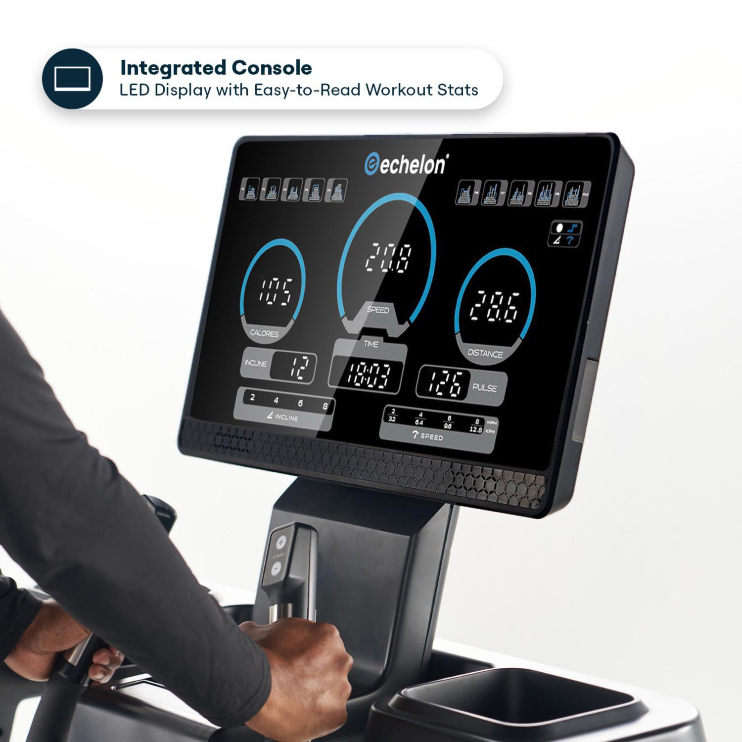 Echelon Stride 50-RCX Treadmill with 15 Incline Levels and Bluetooth Speakers - view number 5