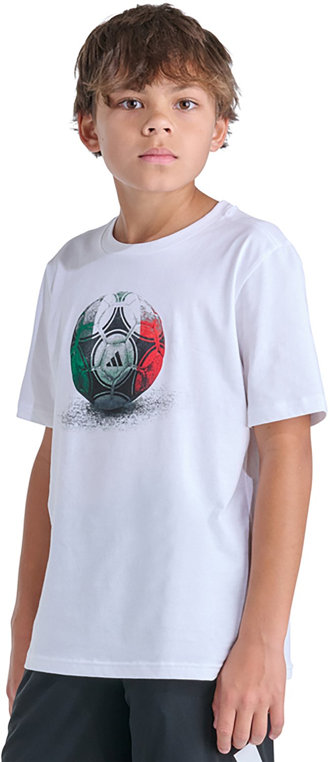 adidas Boys' Mexico Photoreal Soccer Short Sleeve T-shirt