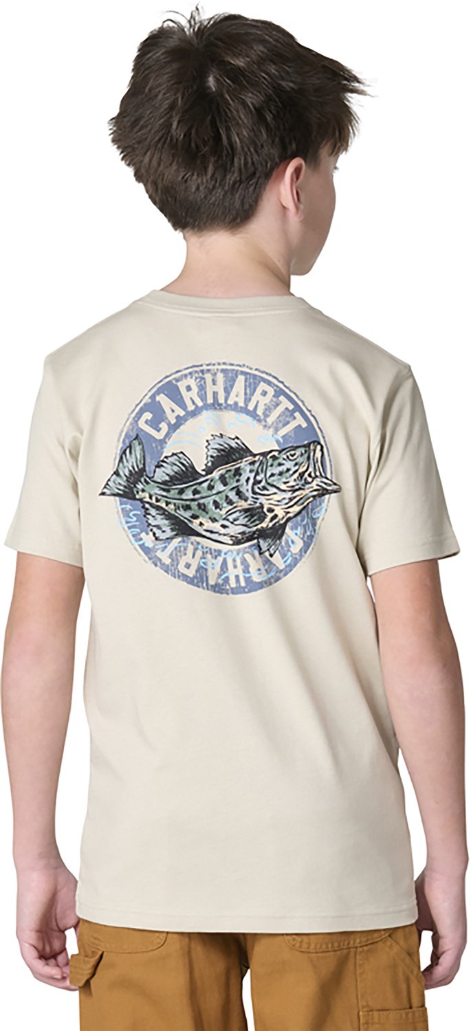 Carhartt Boys’ Short Sleeve Fishing T‑Shirt - view number 2