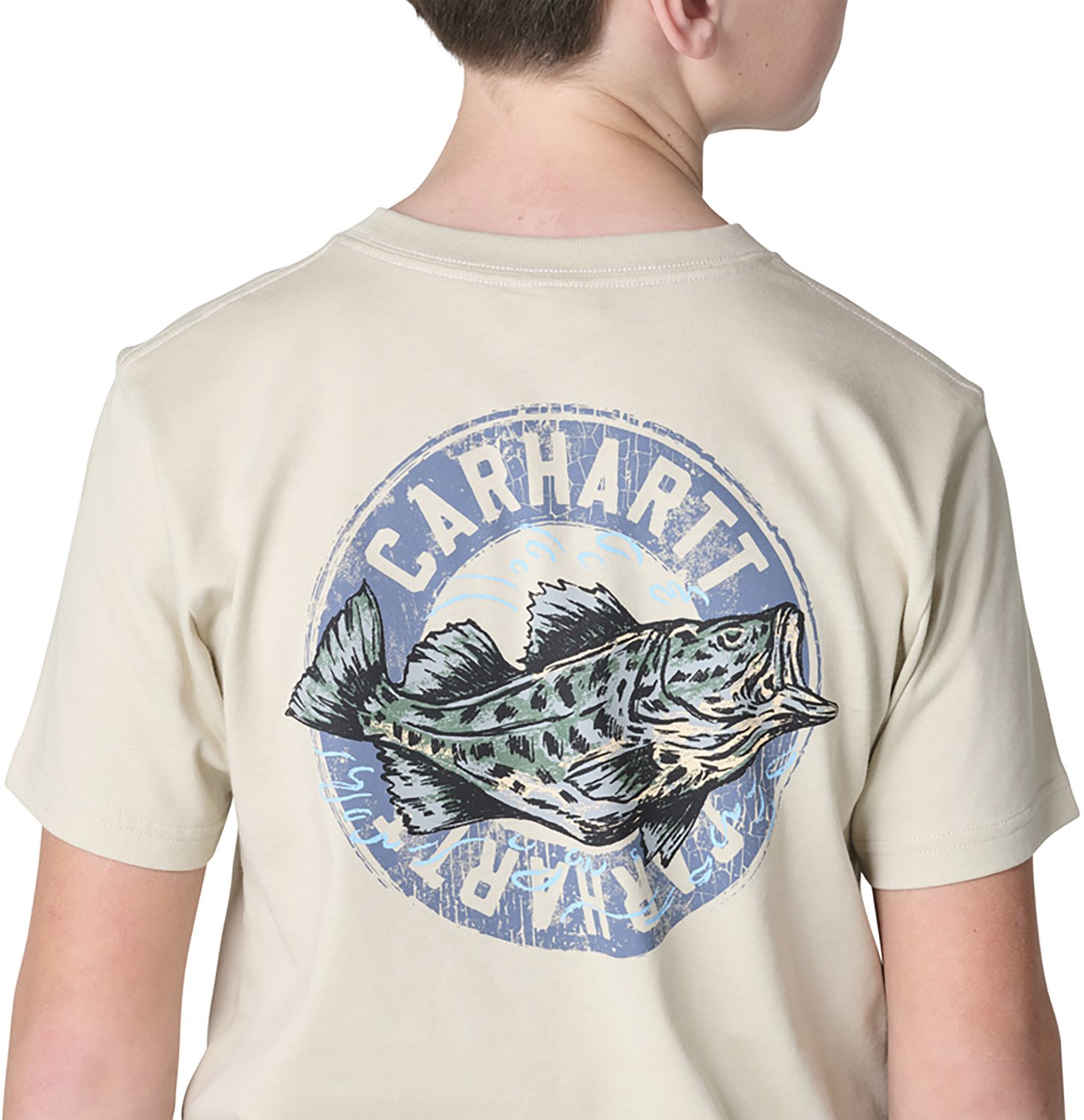 Carhartt Boys’ Short Sleeve Fishing T‑Shirt - view number 5