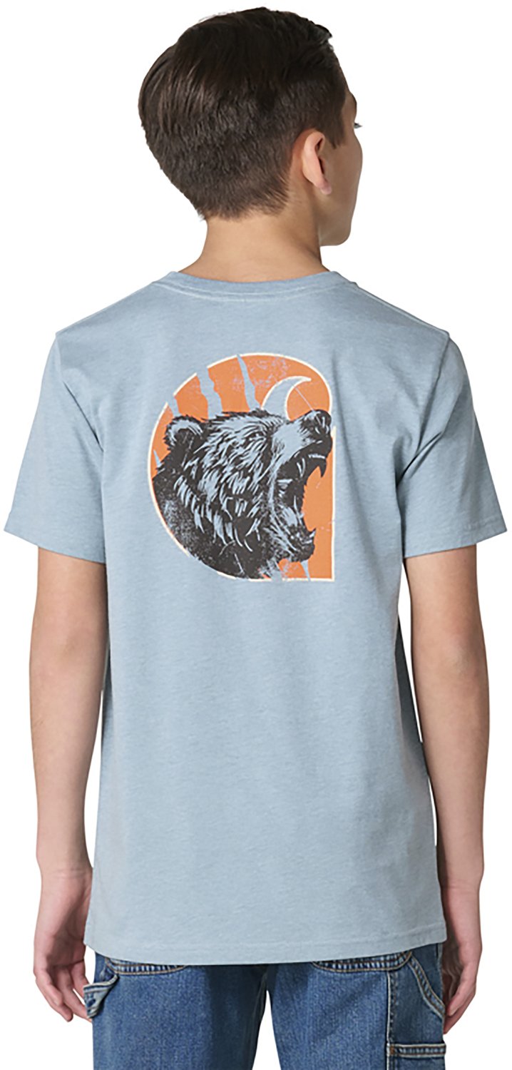 Carhartt Boys’ Short Sleeve Bear "C" Pocket T‑Shirt - view number 2