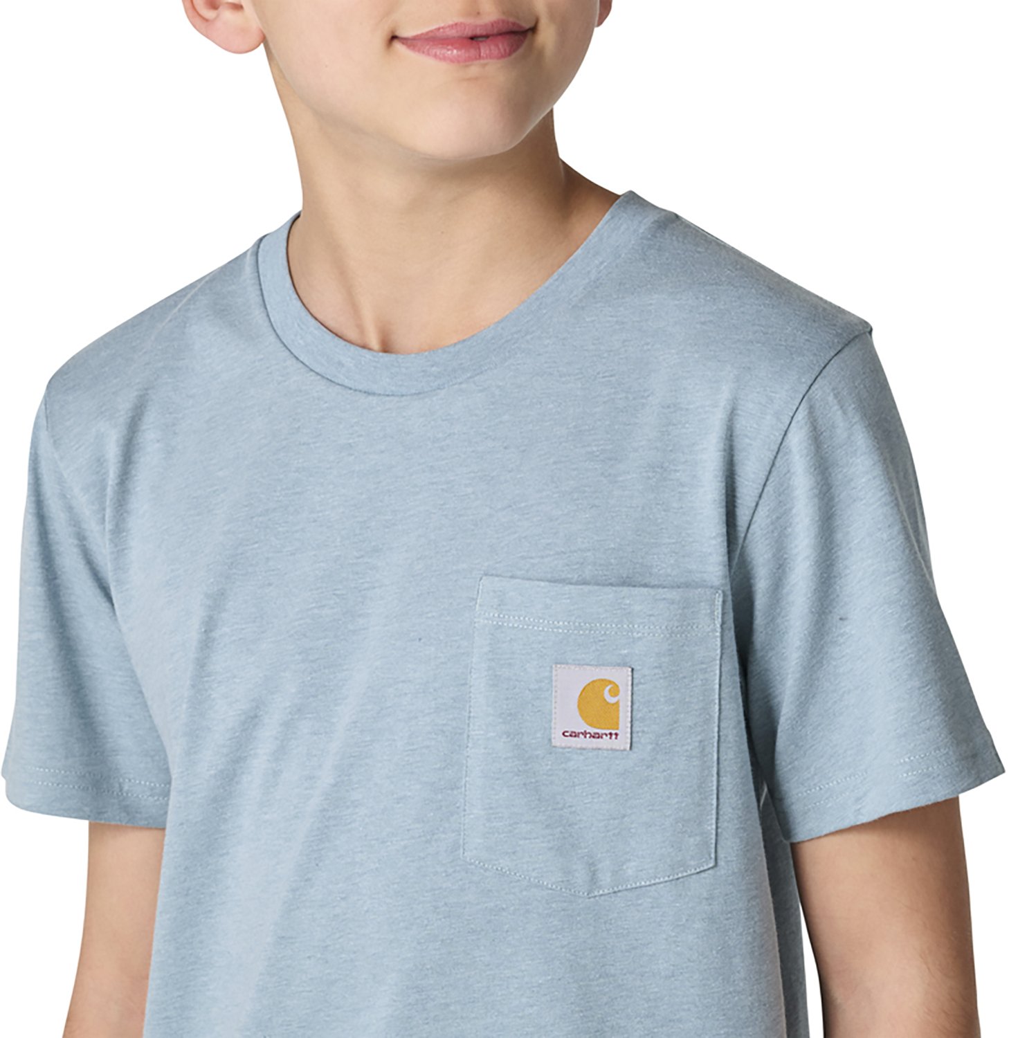Carhartt Boys’ Short Sleeve Bear "C" Pocket T‑Shirt - view number 4