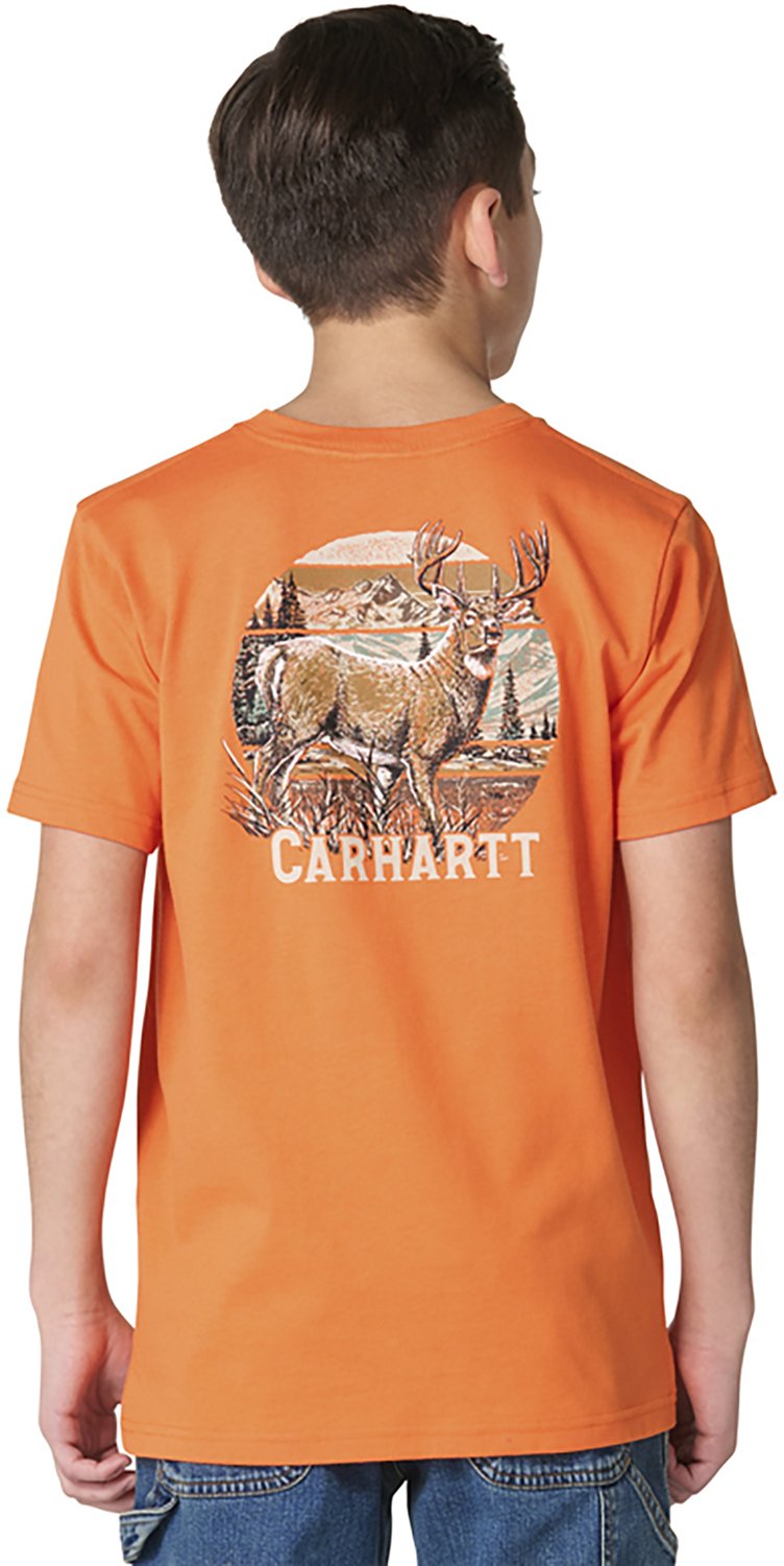 Carhartt Boys’ Short Sleeve Deer Pocket T‑Shirt - view number 2