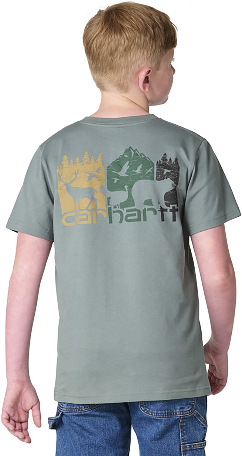 Carhartt Boys’ Short Sleeve Outdoor T‑Shirt - view number 2