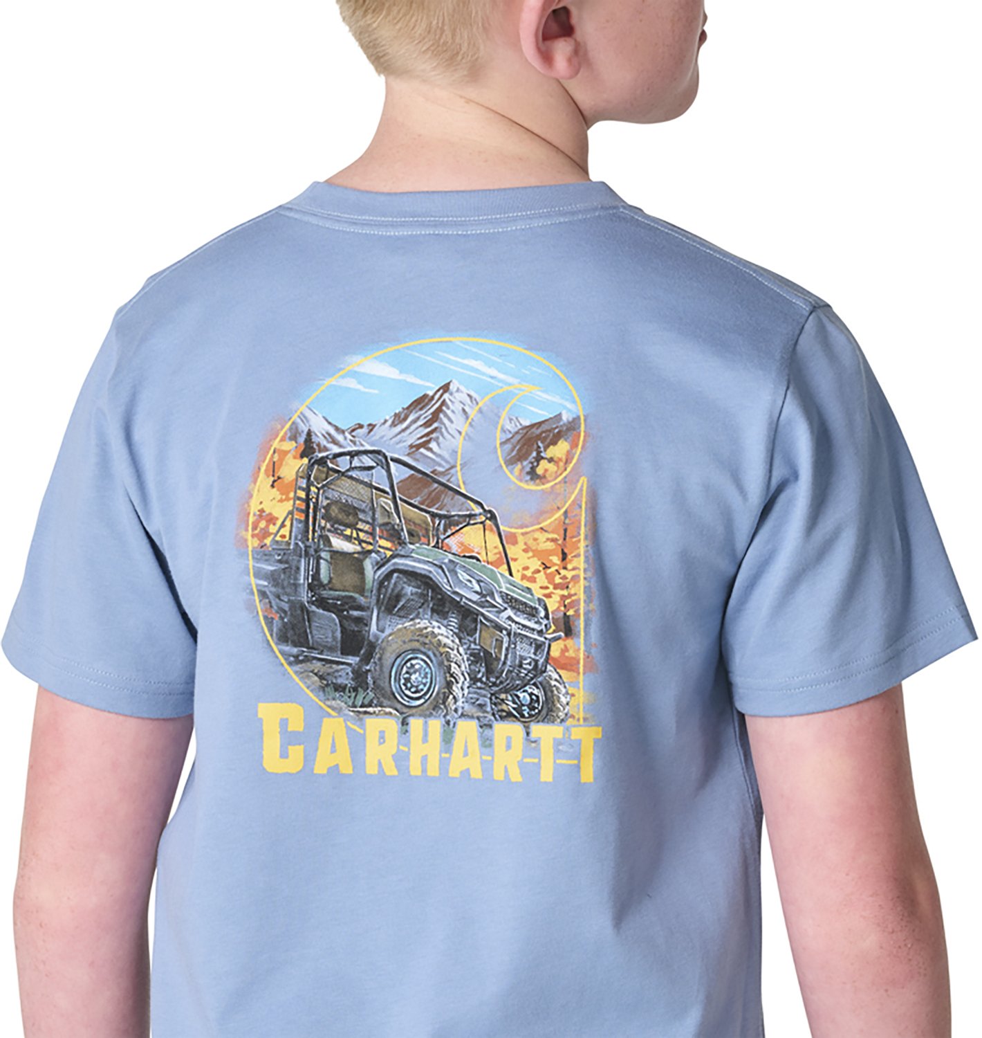 Carhartt Boys’ Short Sleeve Vehicle Pocket T‑Shirt - view number 5