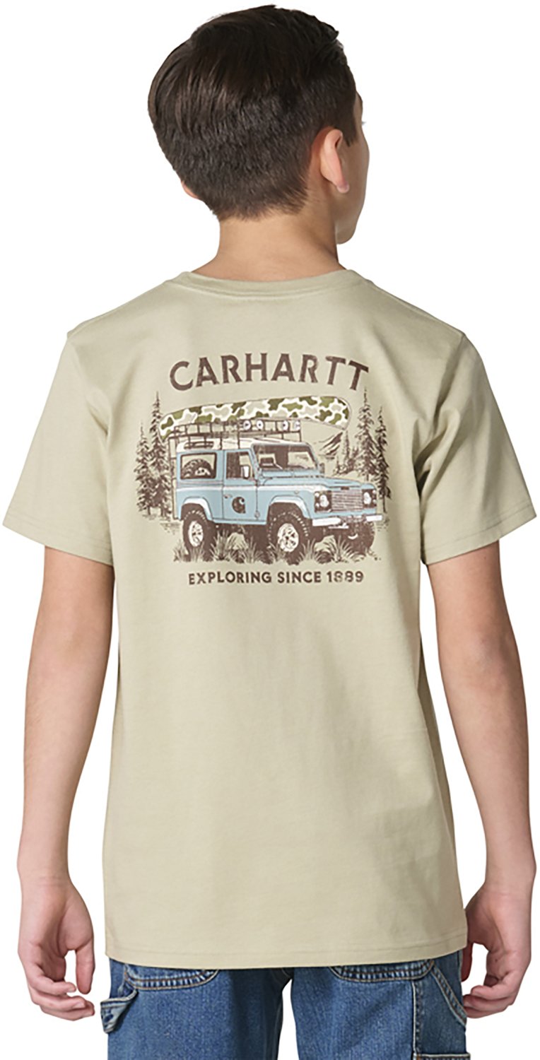 Carhartt Boys’ Short Sleeve Explorer T‑Shirt - view number 2
