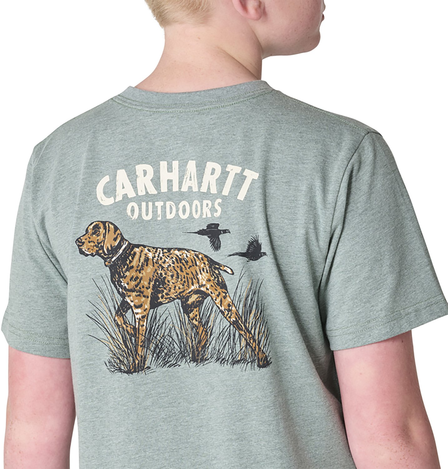 Carhartt Boys’ Pointer Pocket T‑shirt - view number 5