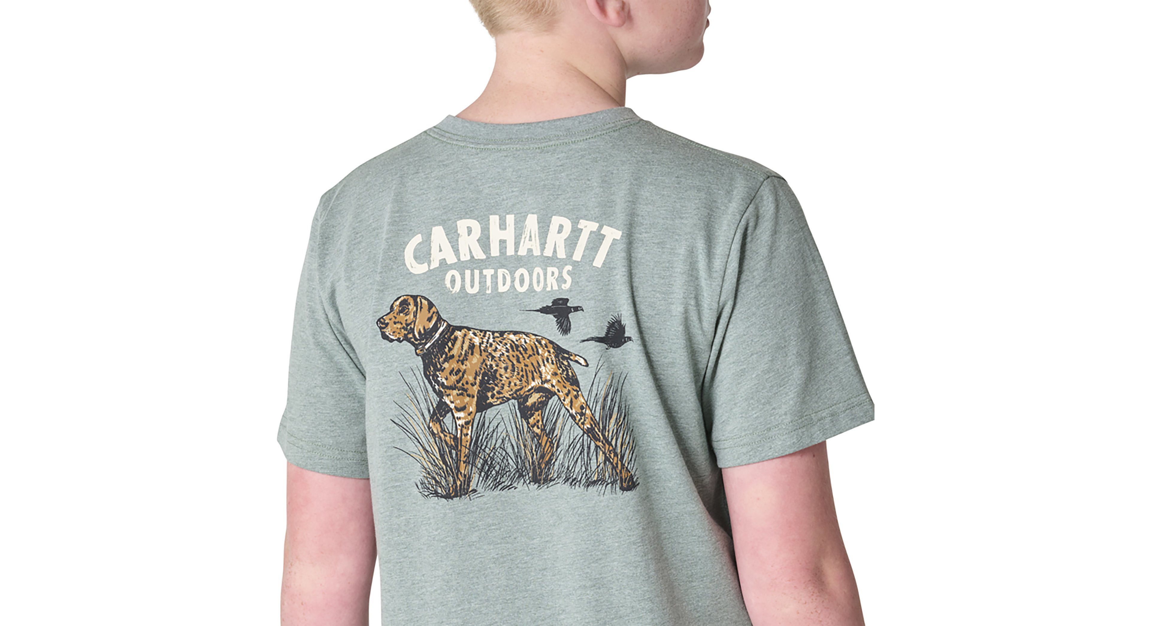 Carhartt Boys’ Pointer Pocket T‑shirt
