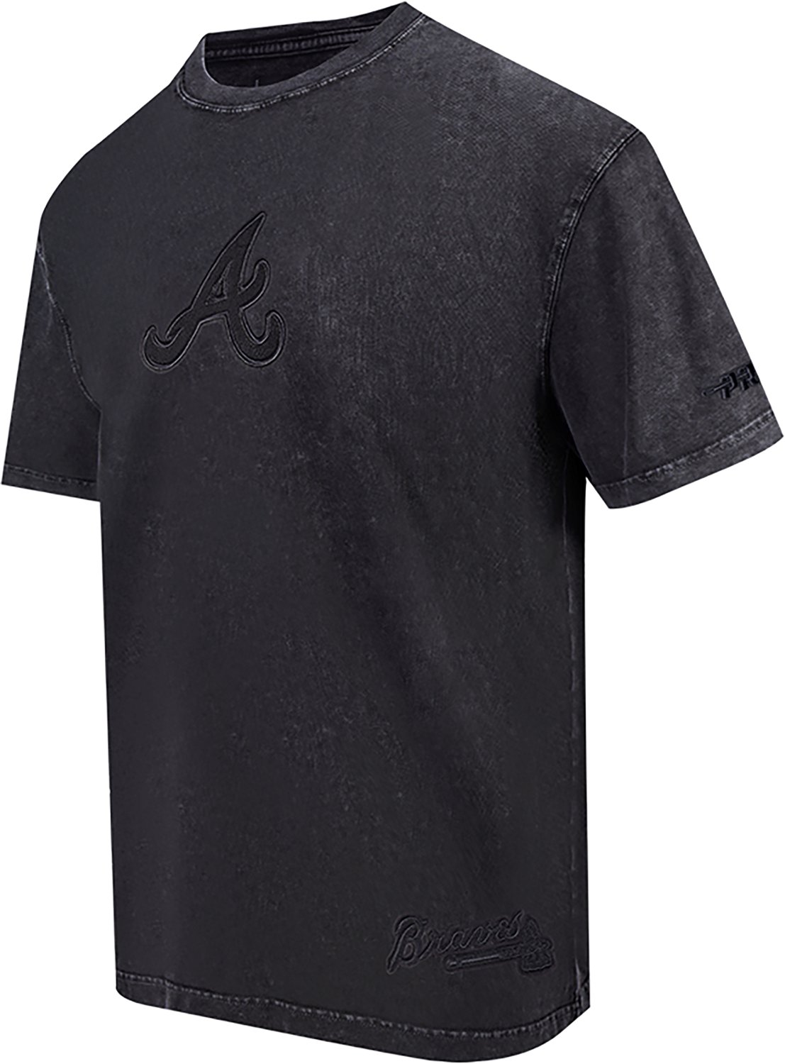 Pro Standard Men's Atlanta Braves Washed Classic Enzyme Wash CJ Drop Shoulder T-shirt