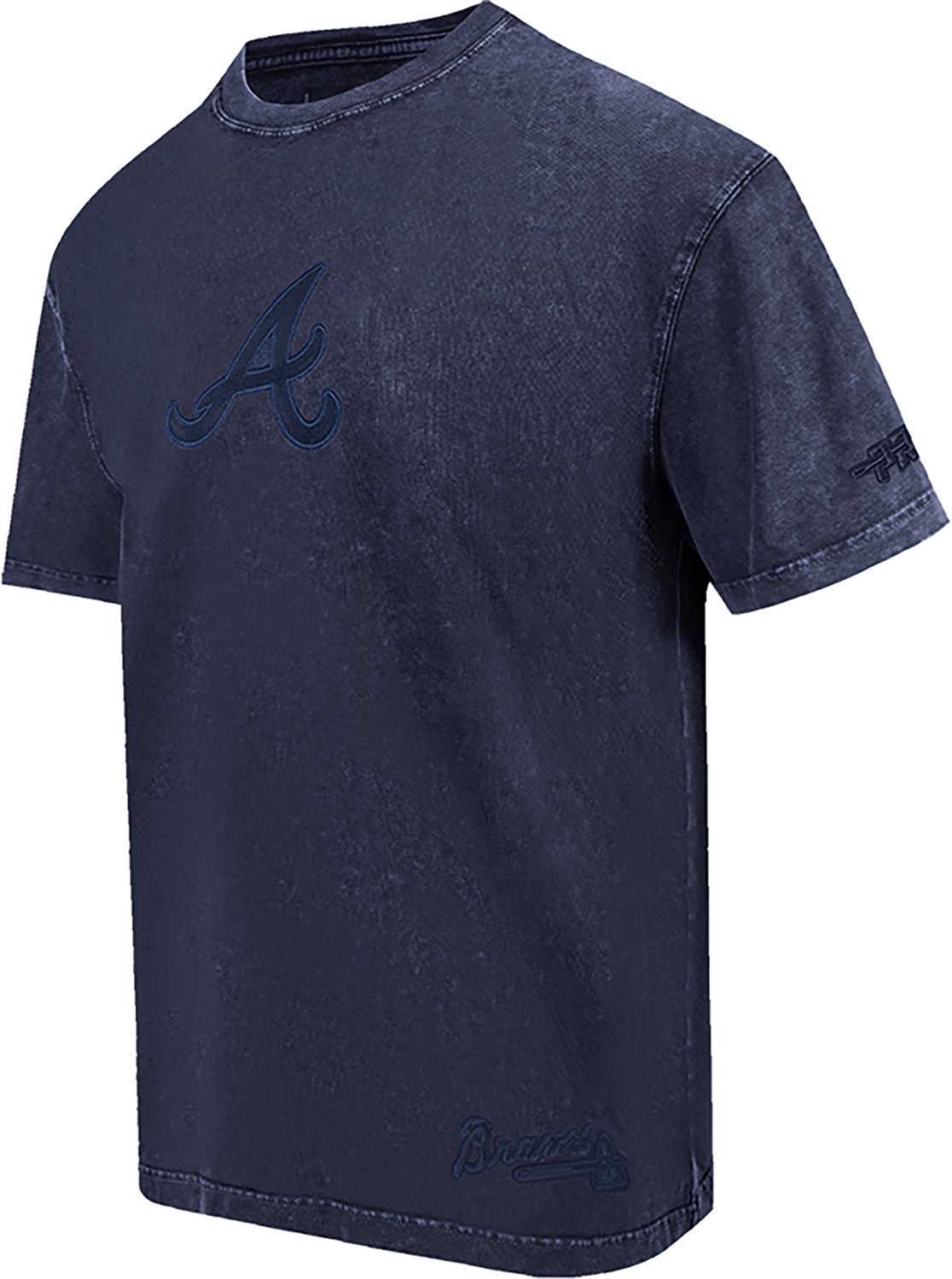 Pro Standard Men's Atlanta Braves Washed Classic Enzyme Wash CJ Drop Shoulder T-shirt - view number 3