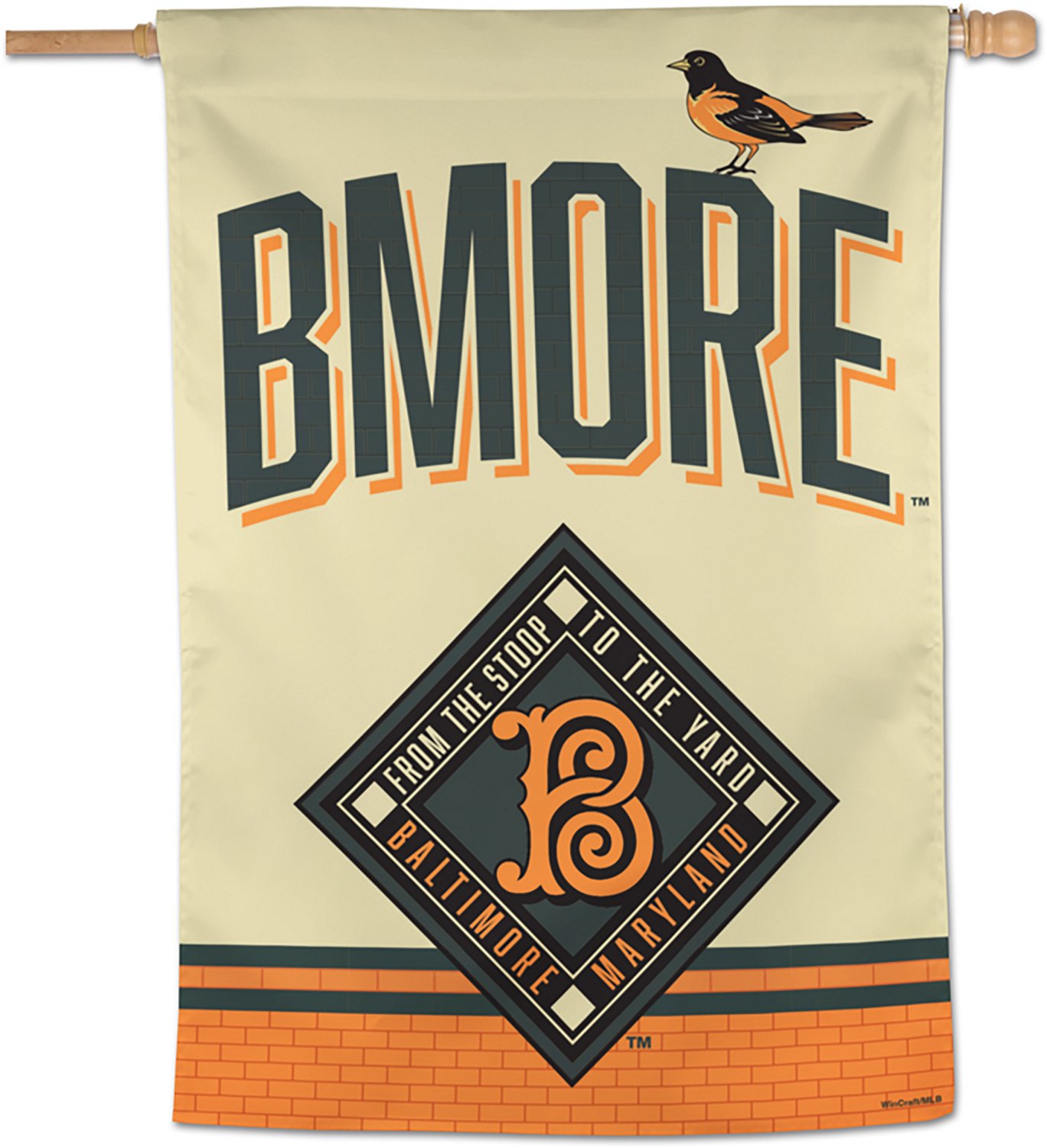 WinCraft Baltimore Orioles City Connect Vertical Flag