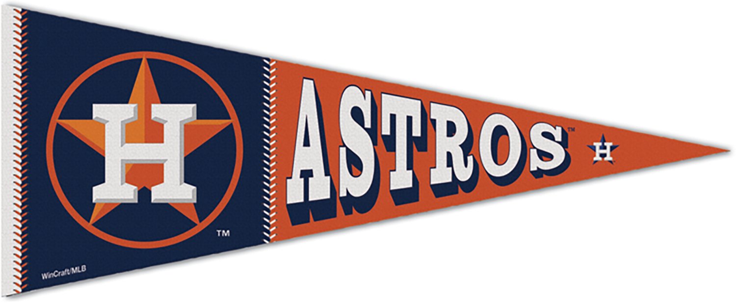 WinCraft Houston Astros Color Block Premium Pennant