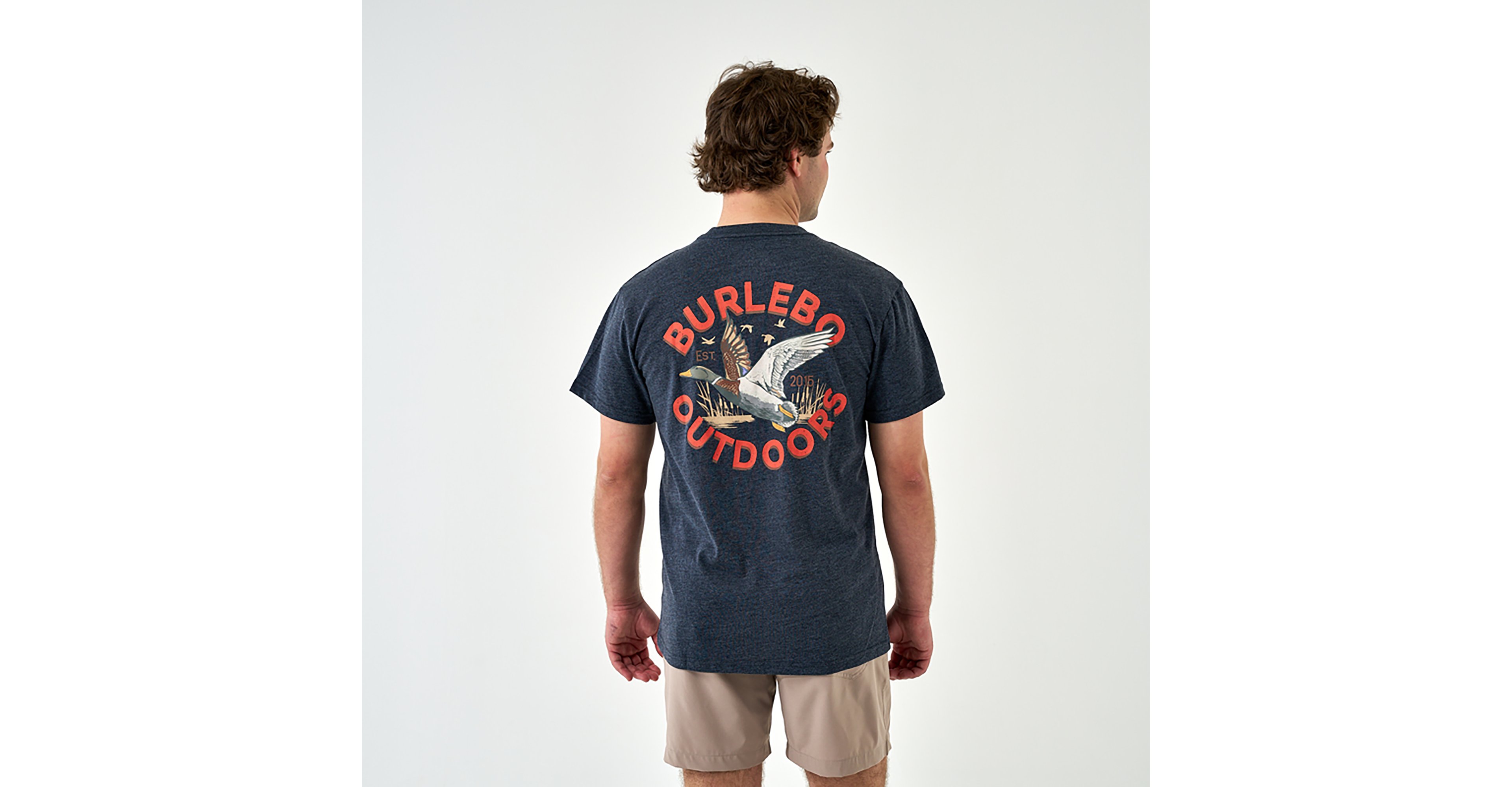 BURLEBO Men's Old School Duck Hunt T-shirt