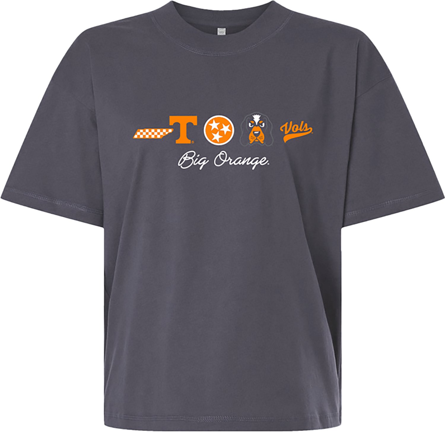 Image One Women's University of Tennessee Detailed Campus Elements Oversized Crew T-shirt - view number 2