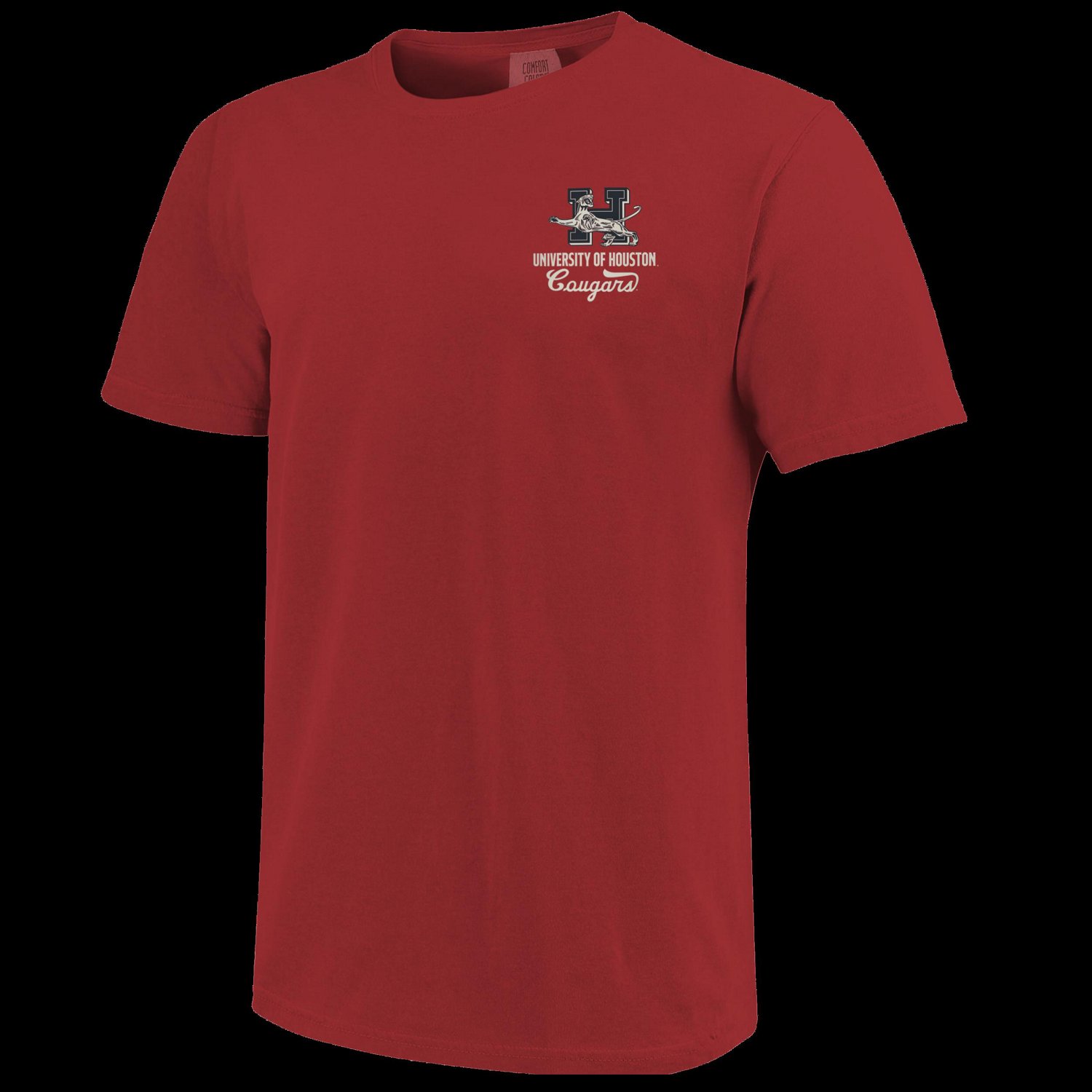 Houston Cougars Comfort Colors Mascot Overlay T-Shirt - view number 2
