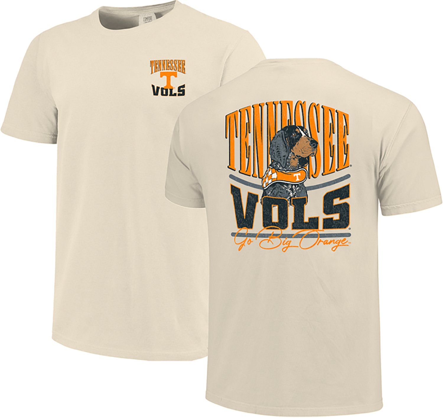 Image One Men's University of Tennessee Stretch Type Mascot DS Short Sleeve T-shirt - view number 3