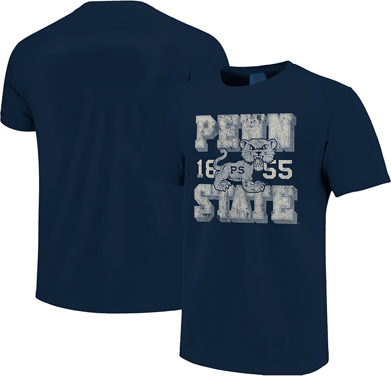 Image One Men's Penn State Concrete Stack Mascot T-shirt