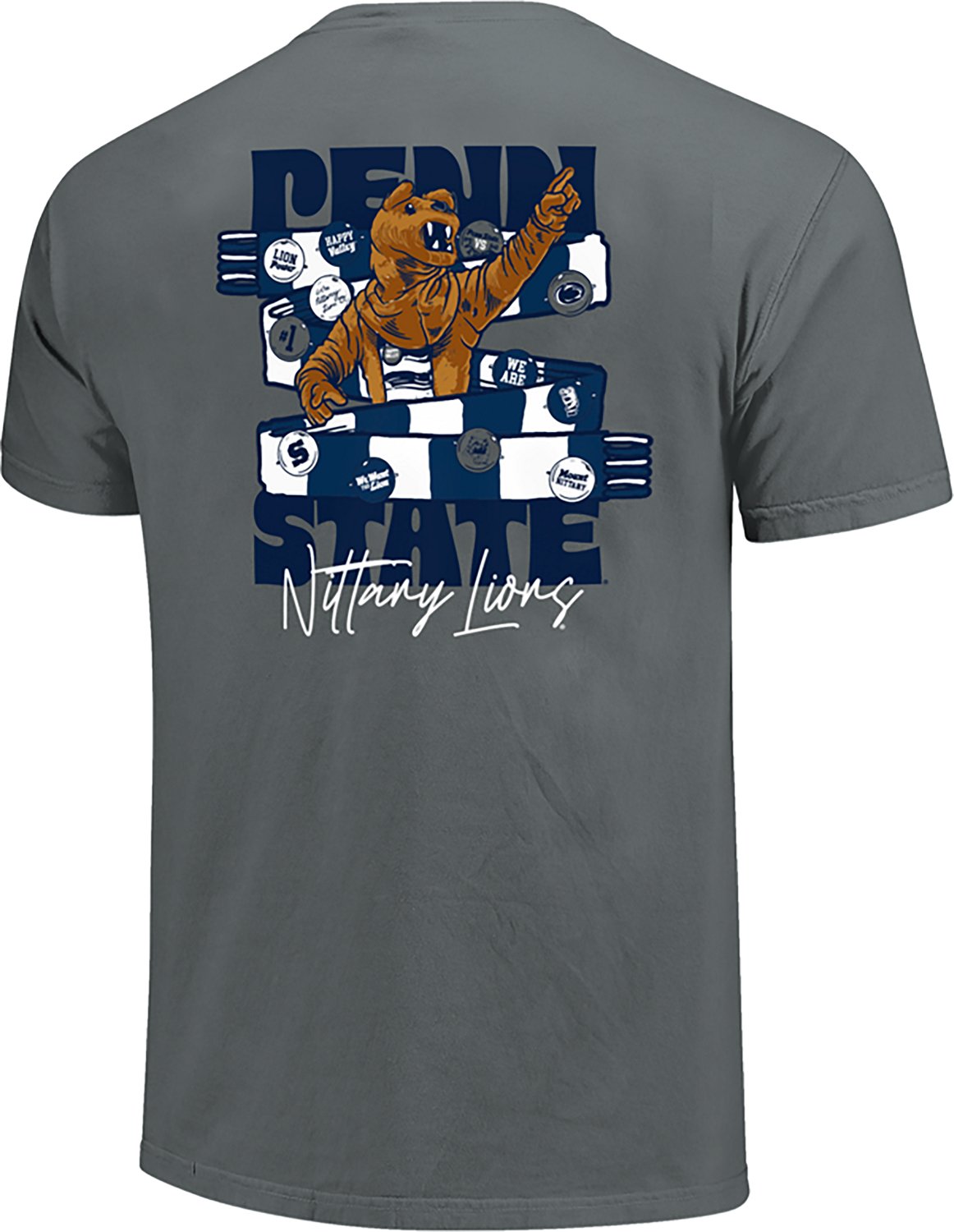 Image One Men's Penn State Pinned Up Mascot Scarf DS T-shirt