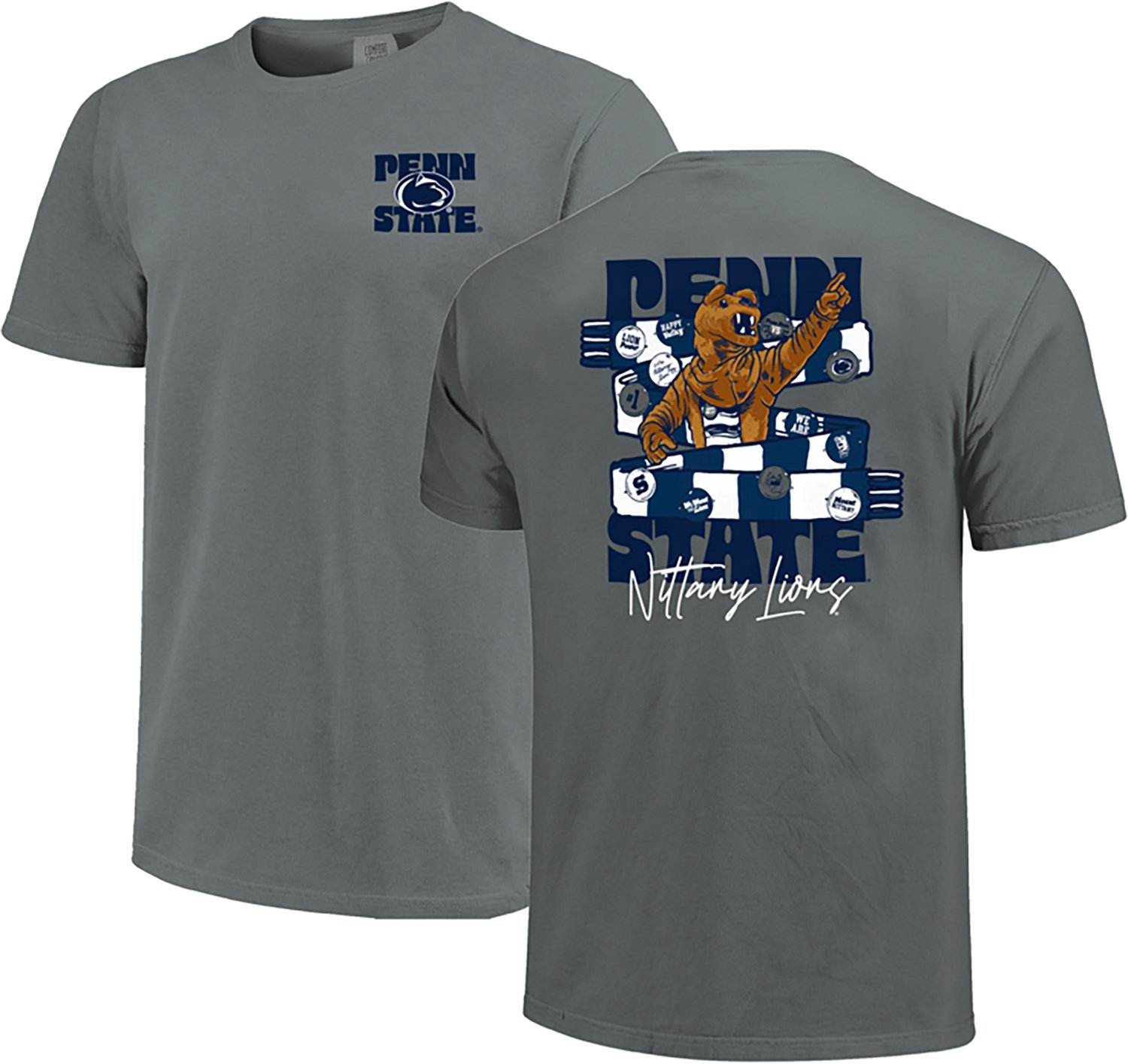 Image One Men's Penn State Pinned Up Mascot Scarf DS T-shirt - view number 3