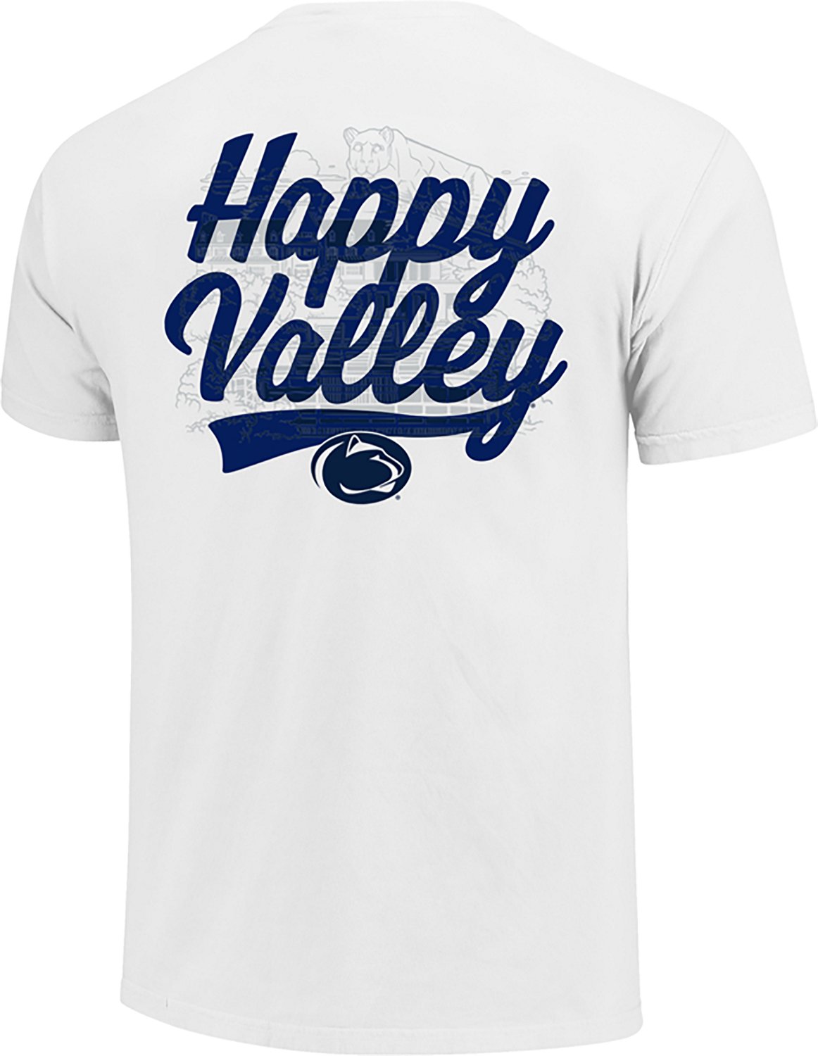 Image One Men's Penn State Campus Drawn Script DS T-shirt