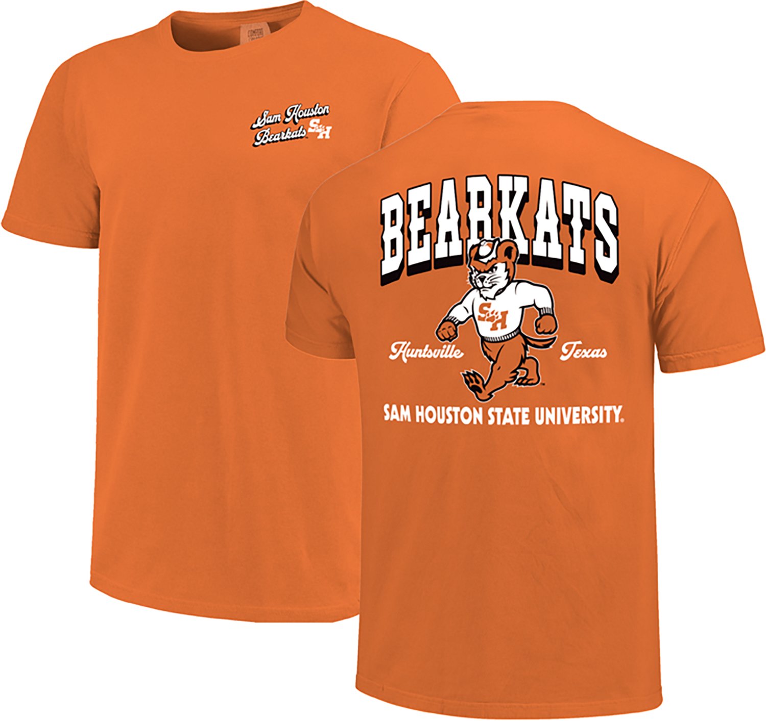 Image One Men's Sam Houston State University Vintage Mascot Layout Comfort Colors T-shirt - view number 3