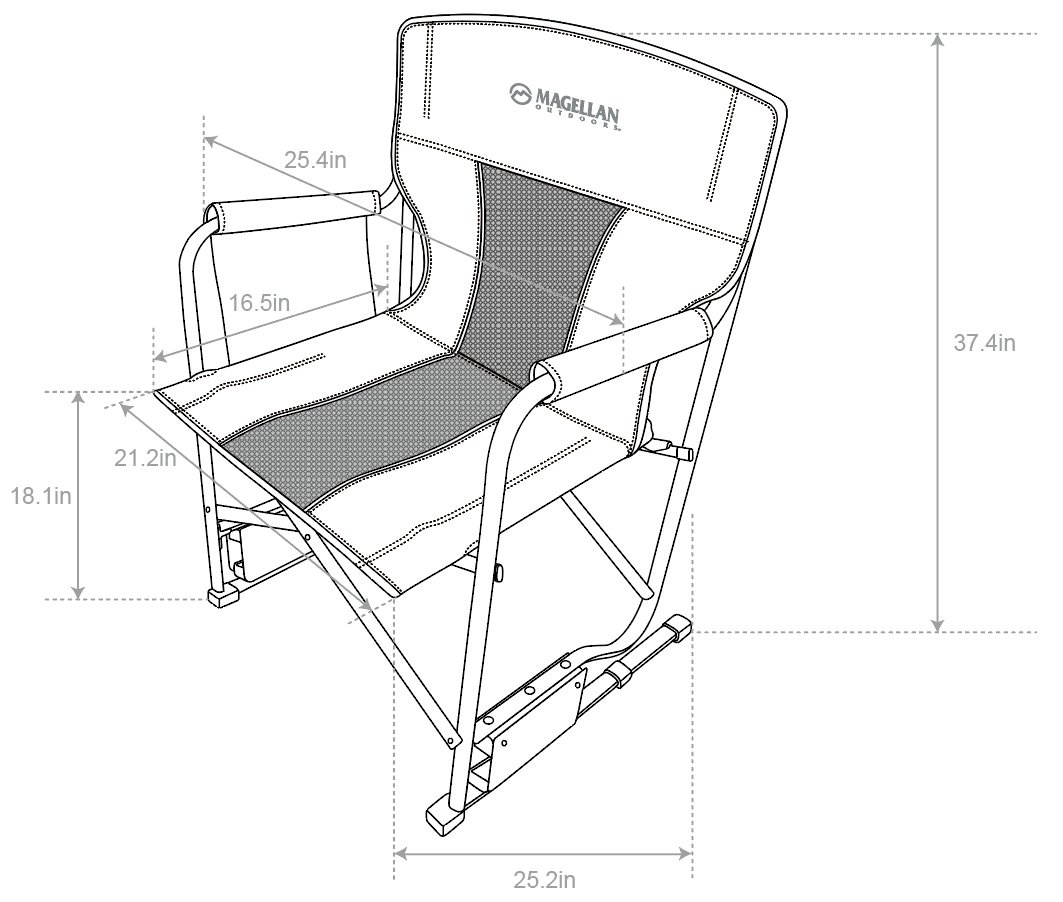 Magellan Outdoors Odyssey Rocker Americana Chair  - view number 7