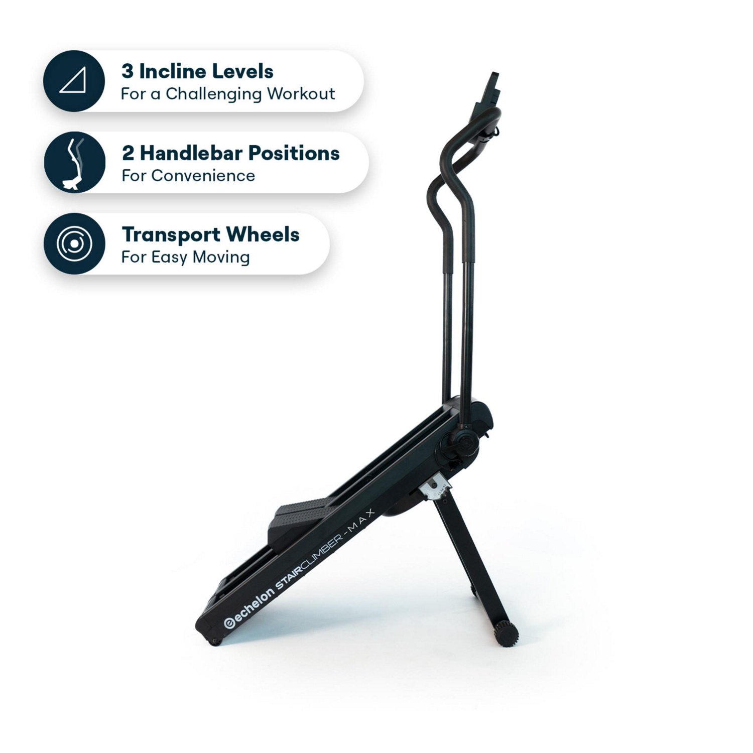 Echelon Stair Climber Max, Stair Stepper Machine with 32 Magnetic Resistance Levels and Foldable Design - view number 4