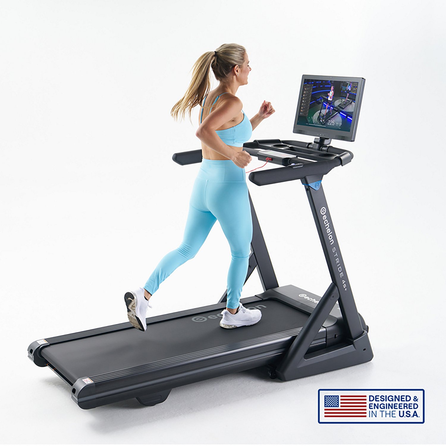 Echelon Stride 4S Treadmill with 22” Class HD Touchscreen and Smart Connectivity