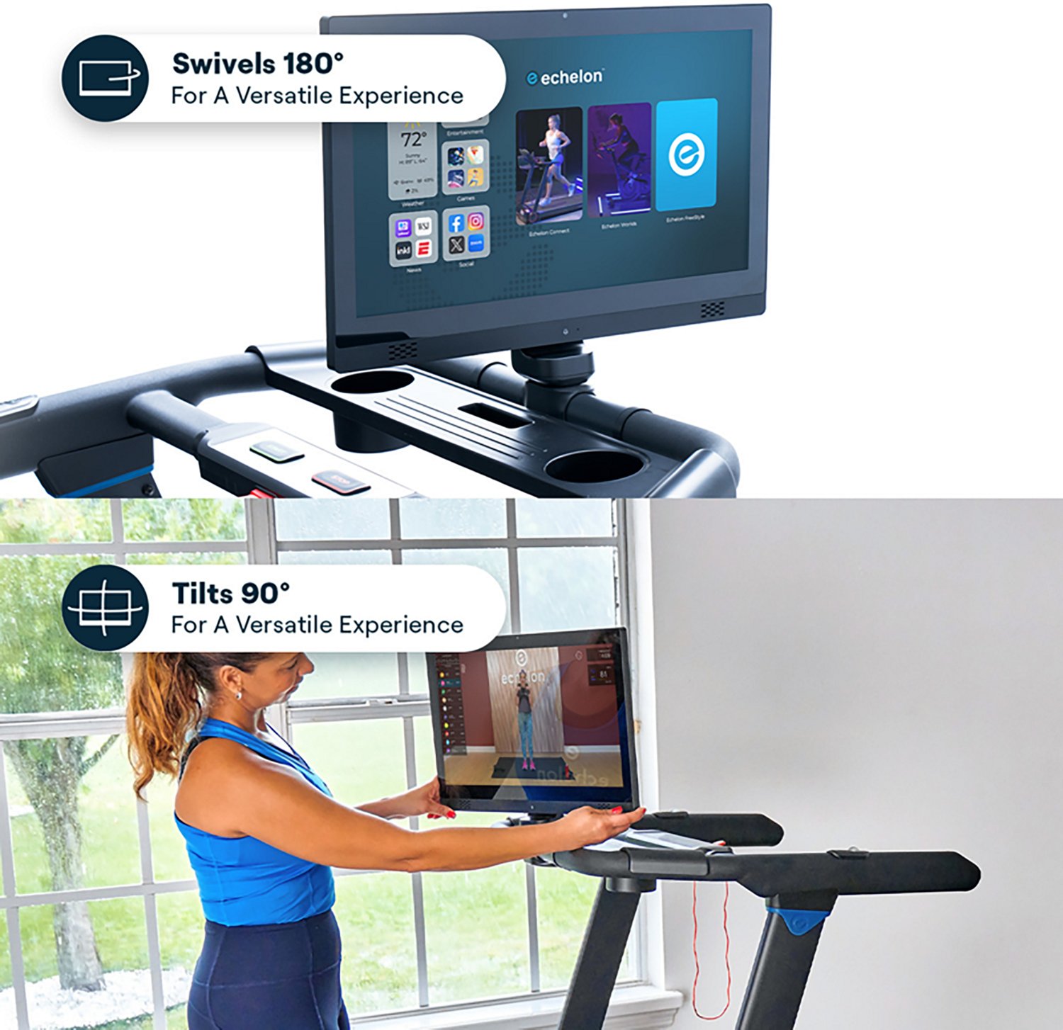 Echelon Stride 4S Treadmill with 22” Class HD Touchscreen and Smart Connectivity - view number 6